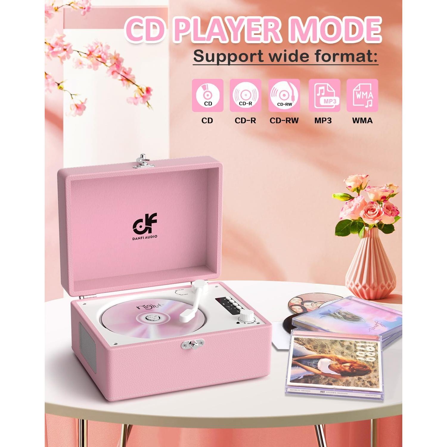 Reproductor de CD Bluetooth DANFI AUDIO DF-003 Rosa