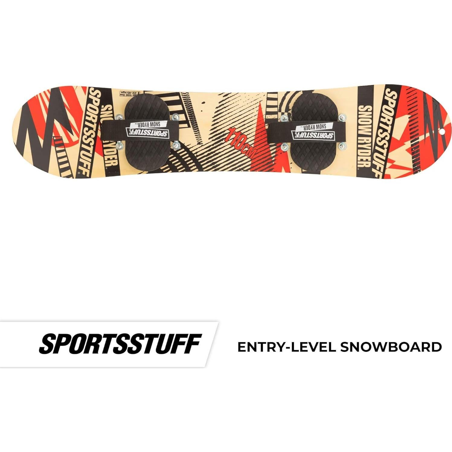 Tabla de Nieve de Madera SportsStuff Snow Ryder 110cm