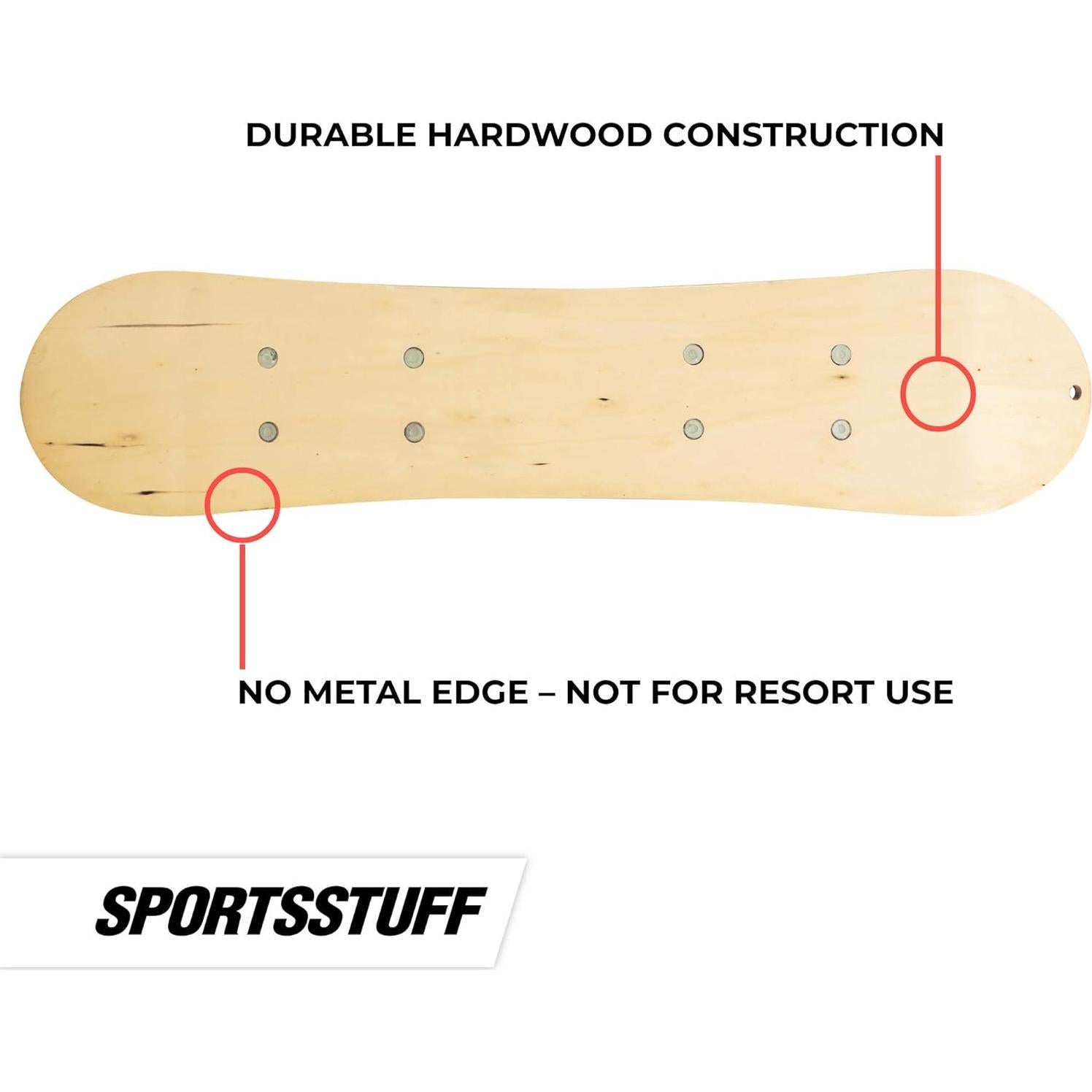 Tabla de Nieve de Madera SportsStuff Snow Ryder 110cm