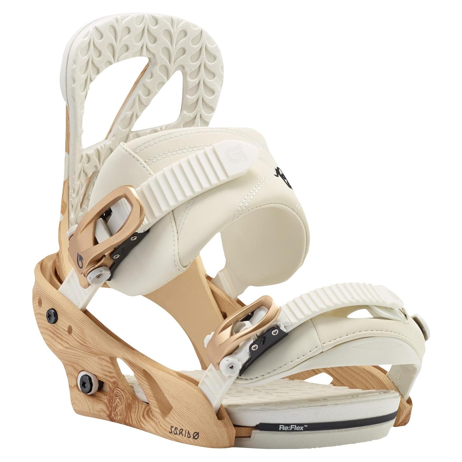 Fijaciones de Snowboard Burton Scribe Mujer Talla Grande Madera