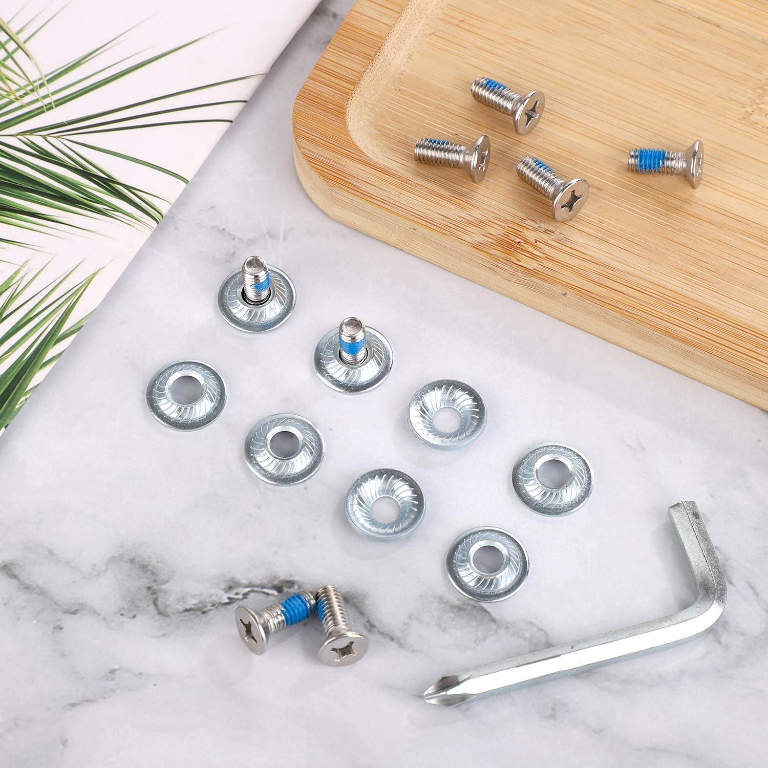 Juego de Tornillos de Fijación para Tabla de Nieve Lasuroa - 8 Piezas