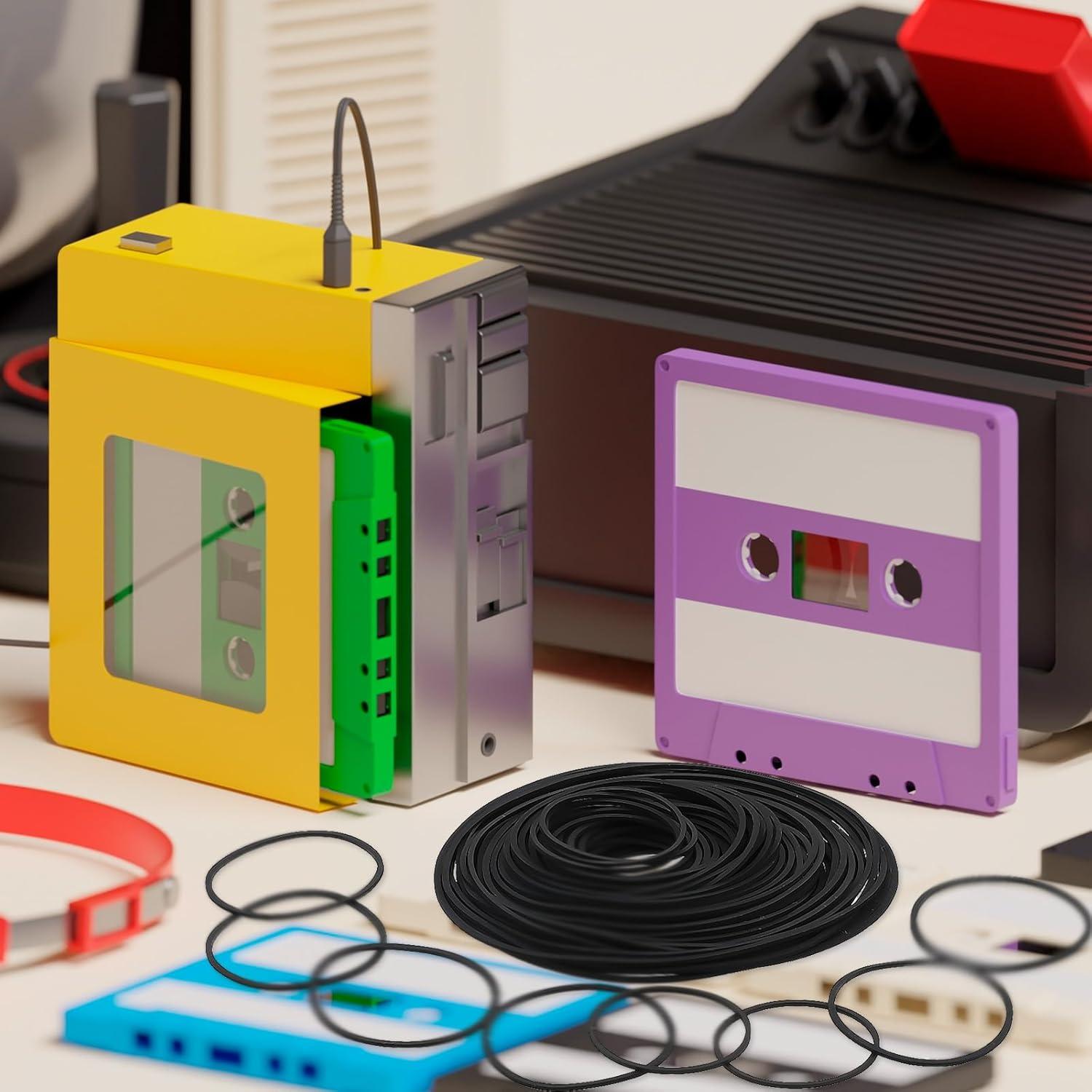 50 Correás de Goma para Grabadora Sliverdew 40-135 mm