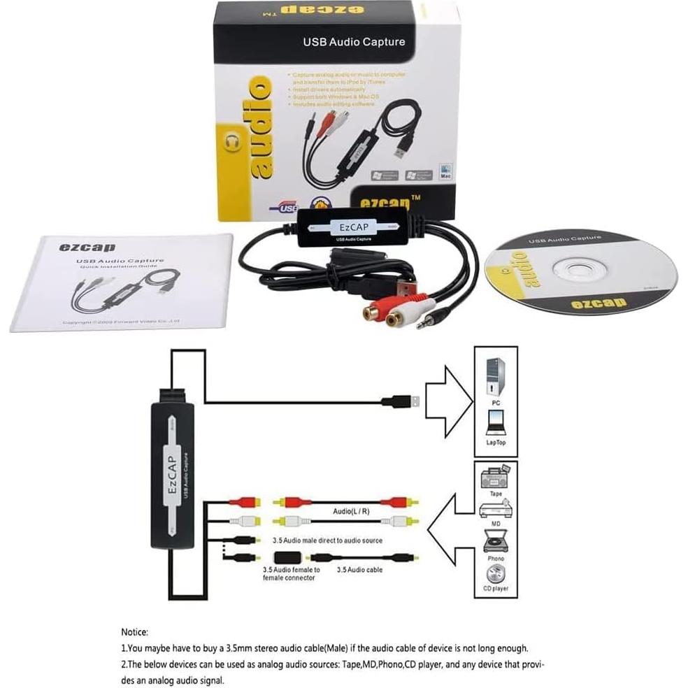 Convertidor de Música Digital USB Cuifati a MP3/WAV