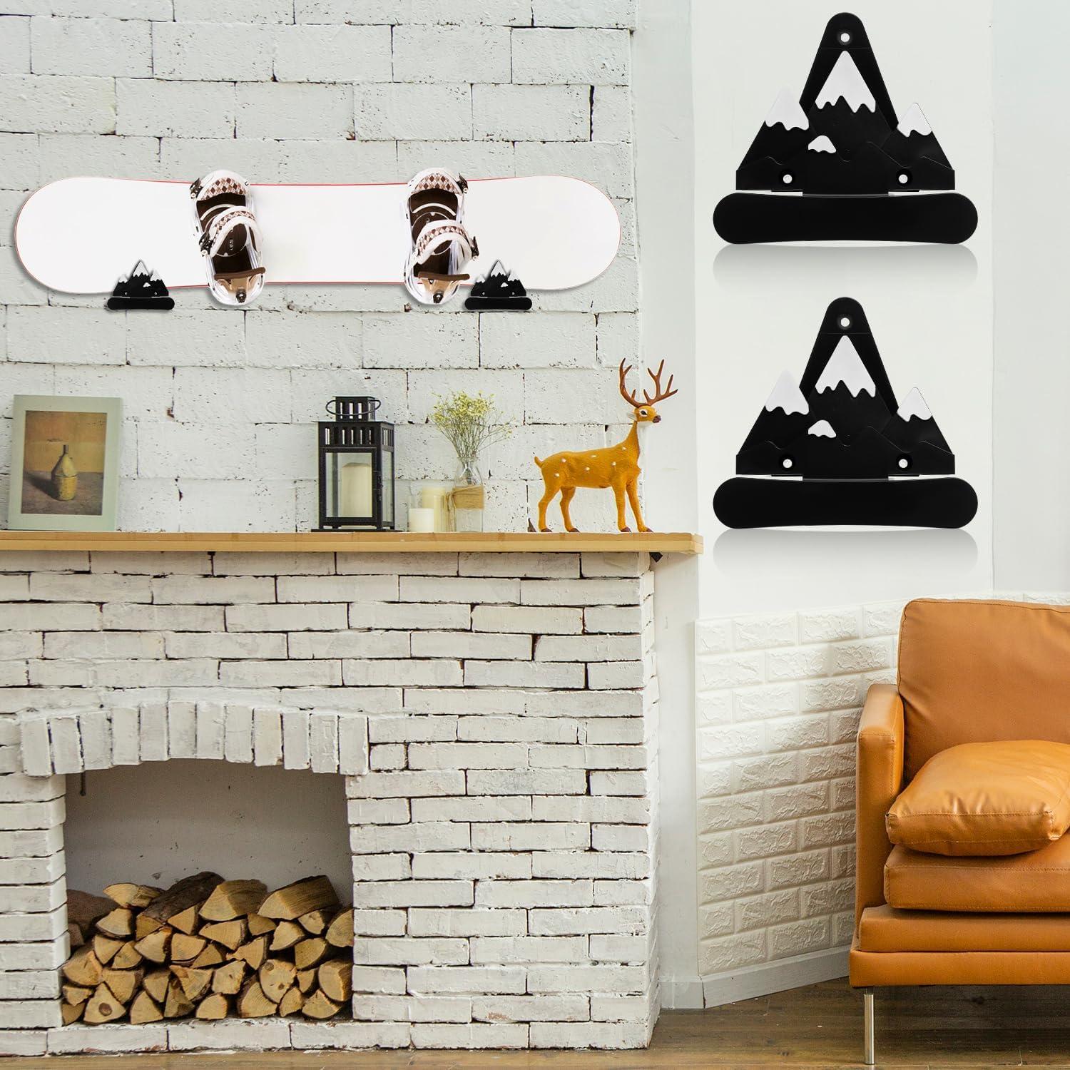 Soportes de Exhibición para Snowboard Gosknor 4 Pcs Montaje Pared