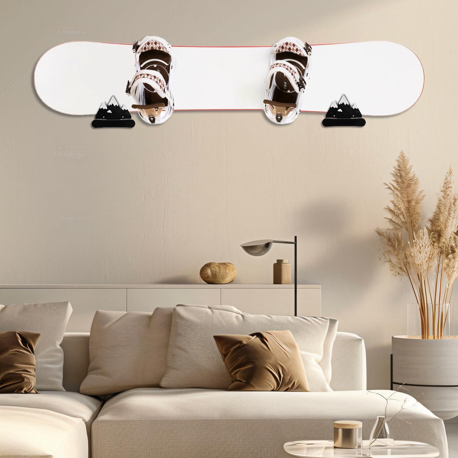 Soportes de Exhibición para Snowboard Gosknor 4 Pcs Montaje Pared