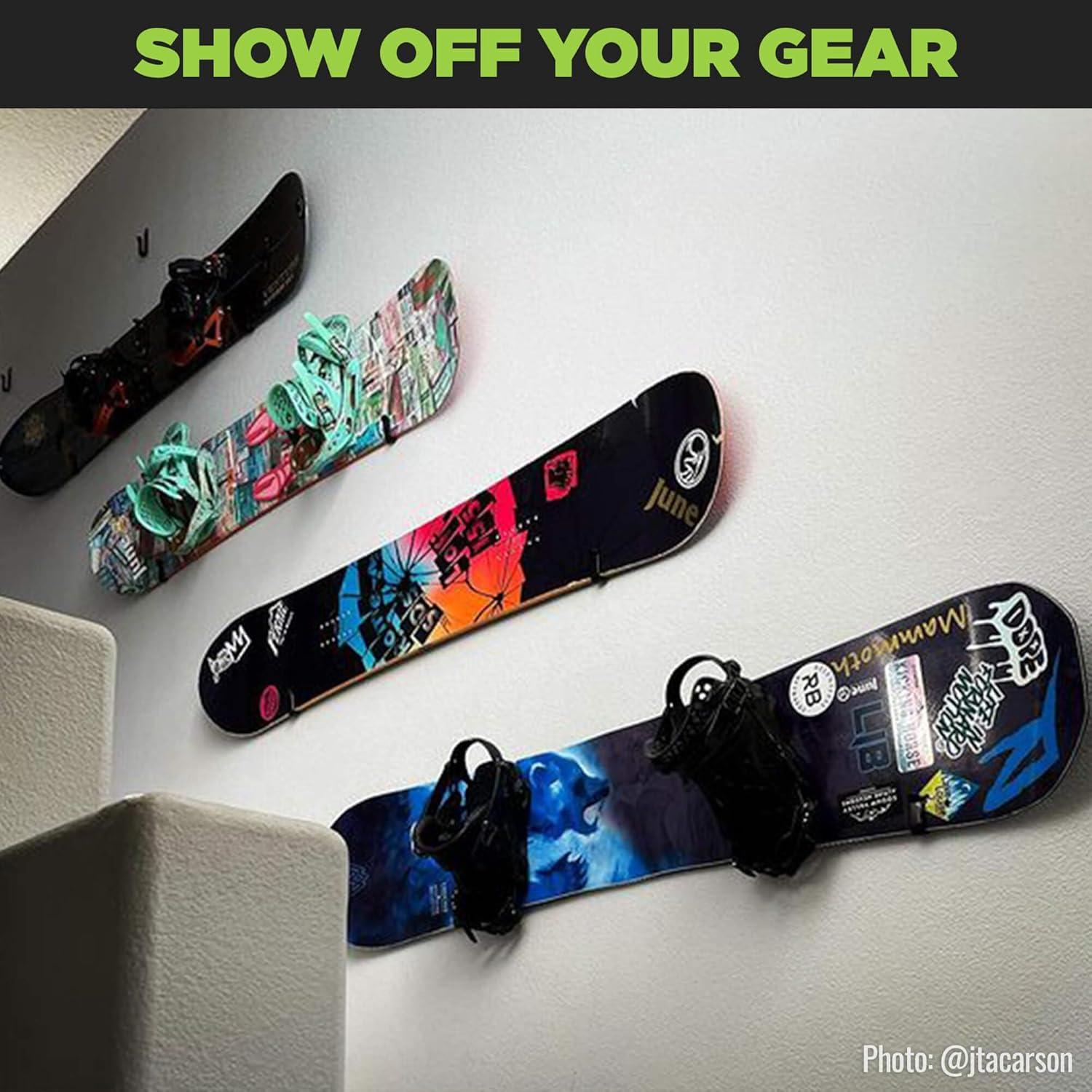 Soporte de Pared para Snowboard HIDEit HBoard - Acero Negro