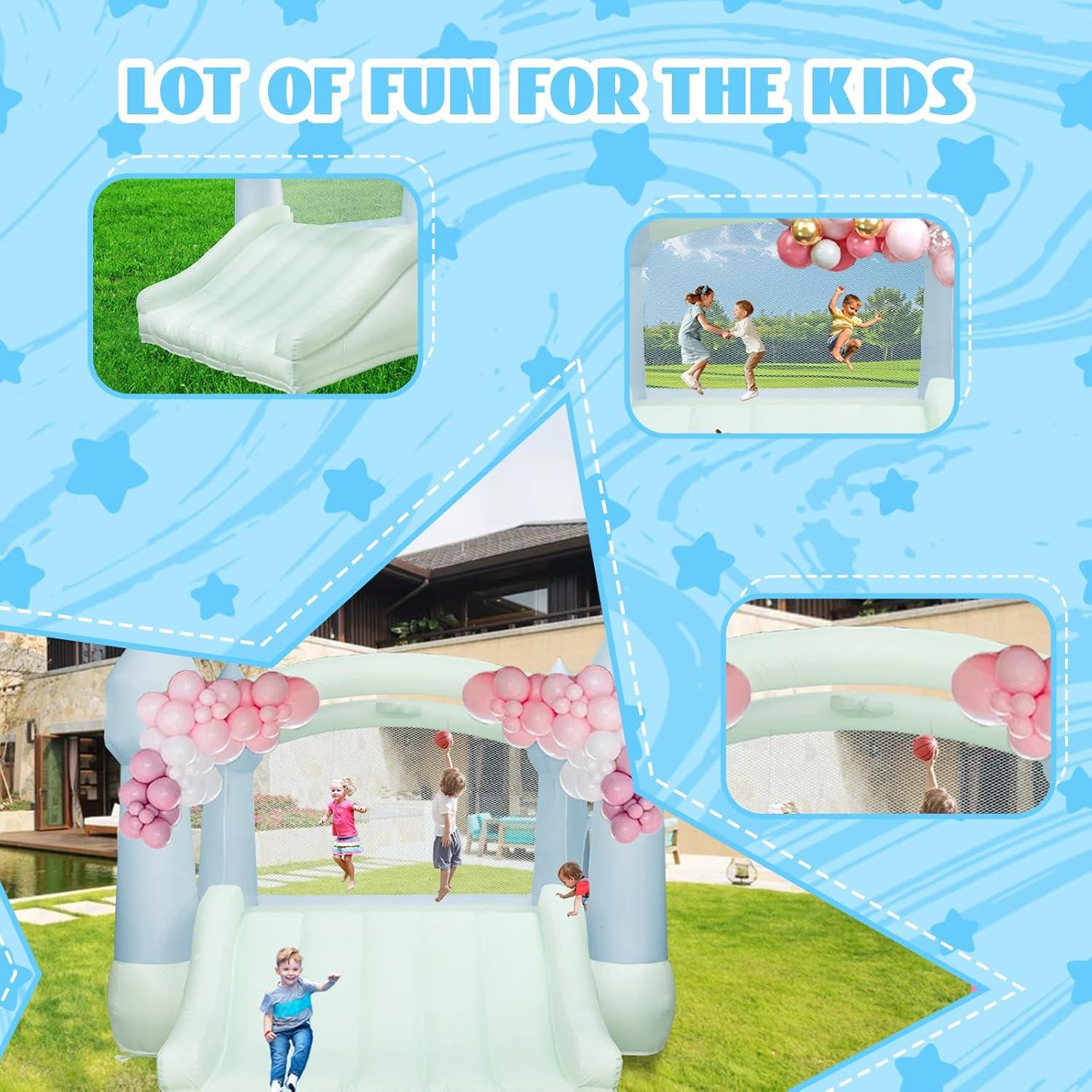 Casa Inflable de Salto AKSPORT 3.65x2.74m para Niños