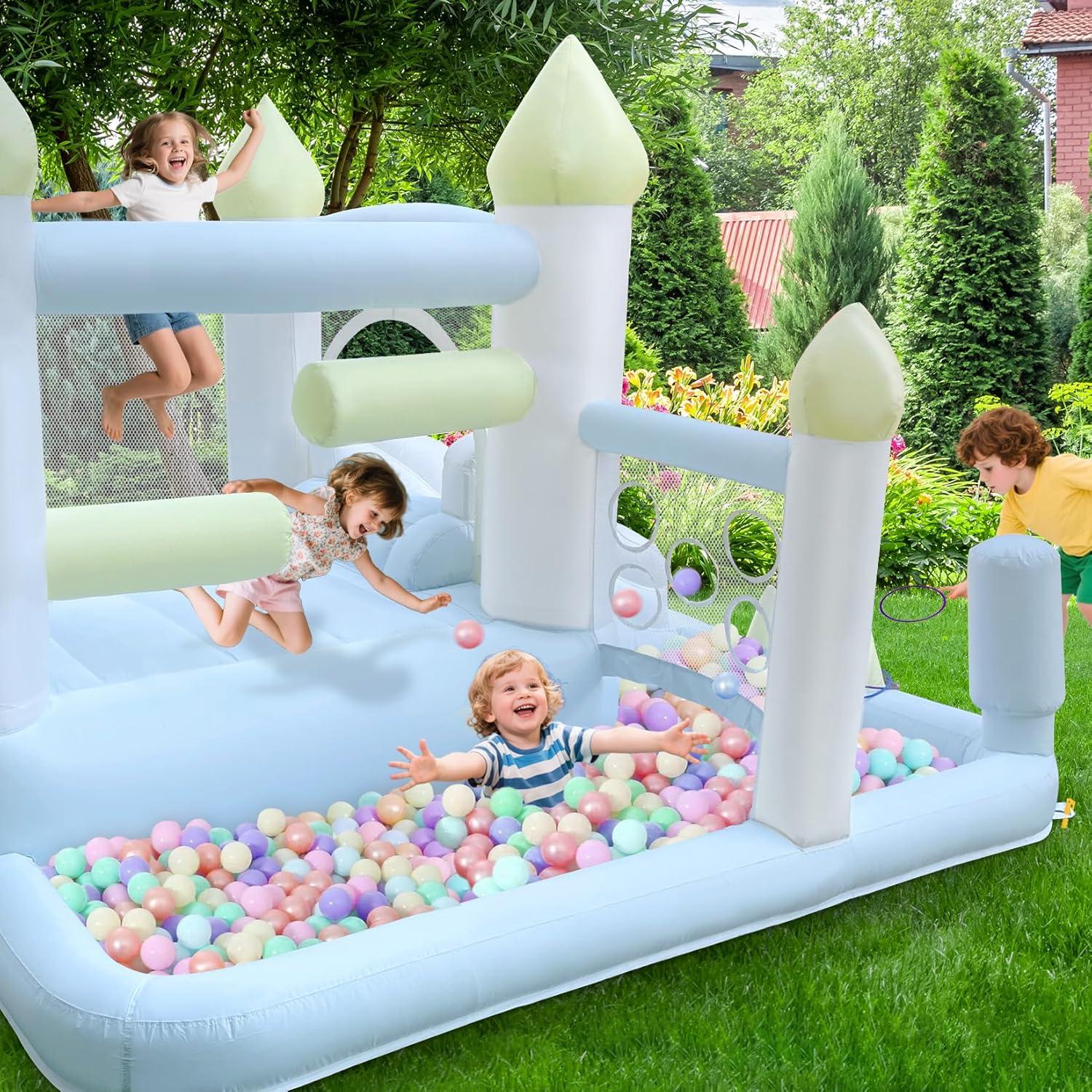 Casa Inflable de Rebote 8 en 1 Ninghaovov para Niños
