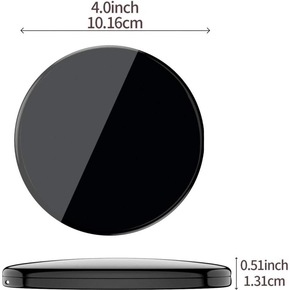 Espejo de Maquillaje Gospire Doble Cara 1X/10X Plegable 10.16cm Negro