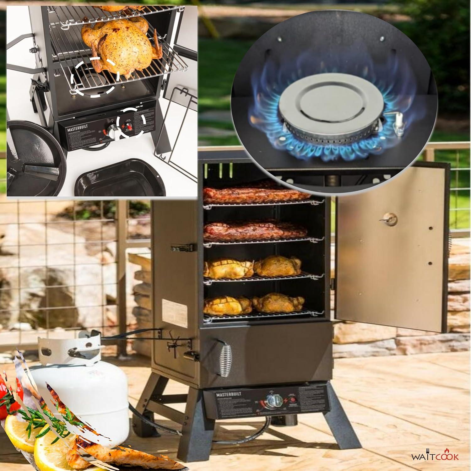 Quemador de Gas BISONCOOK para Ahumador Masterbuilt 30"