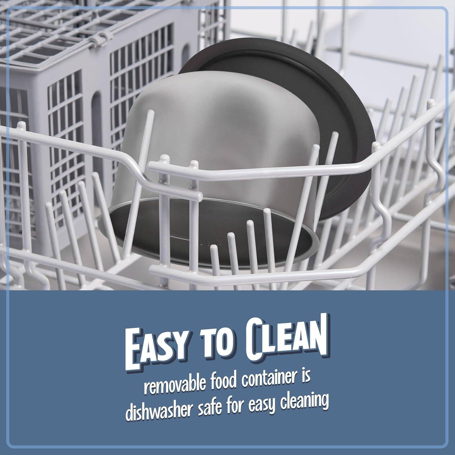 Caja de Almuerzo Eléctrica Nostalgia 2.5 Tazas Negra