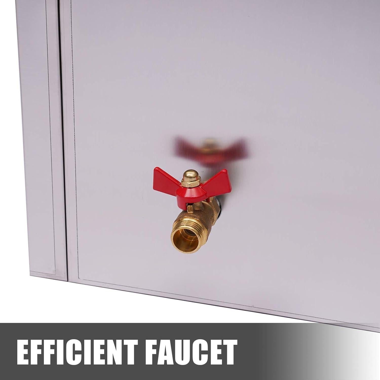 Calentador de Comida Bain Marie 6 Panes Acero Inoxidable 850W