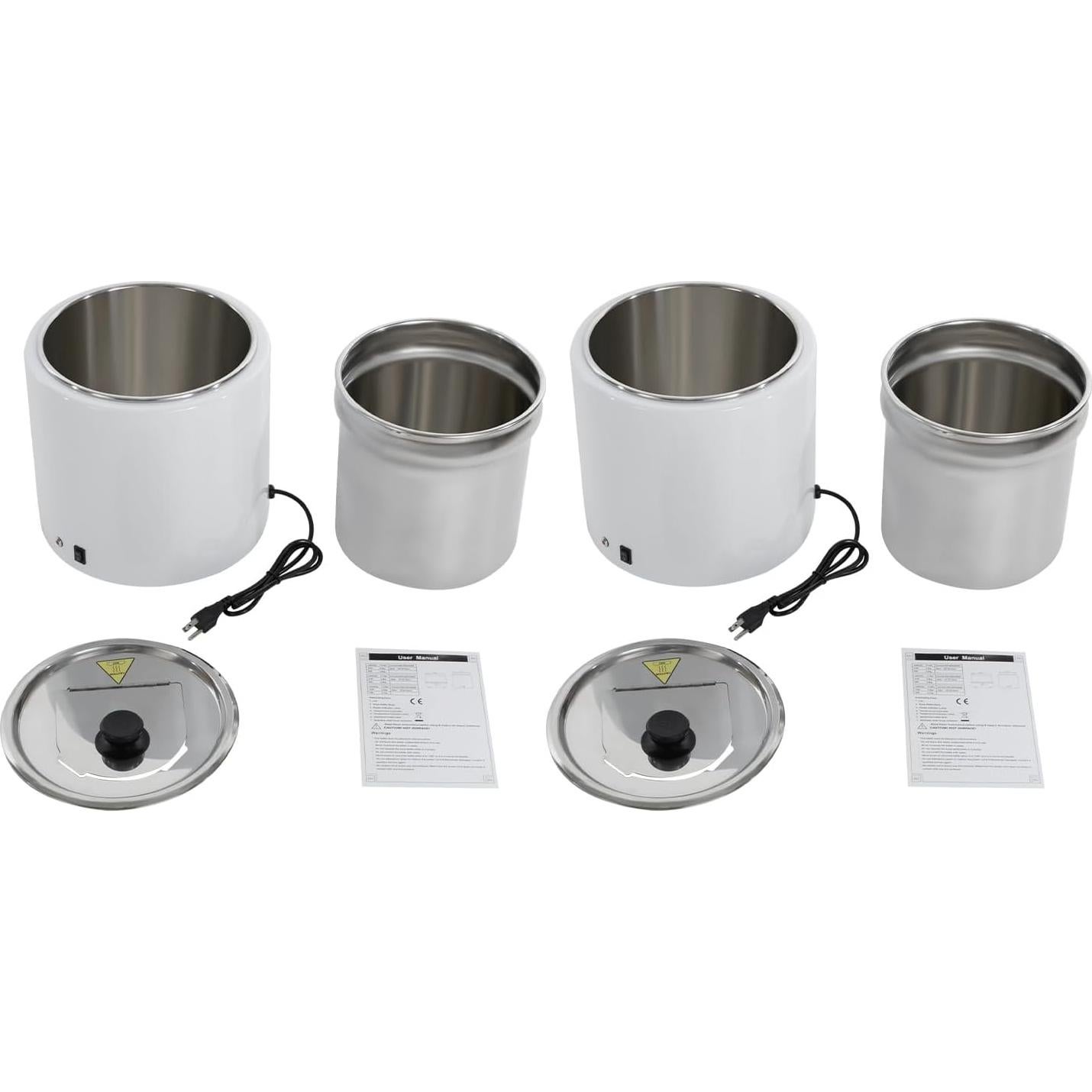 Olla Calentadora de Sopa Dlinanta 10L Acero Inoxidable 500W