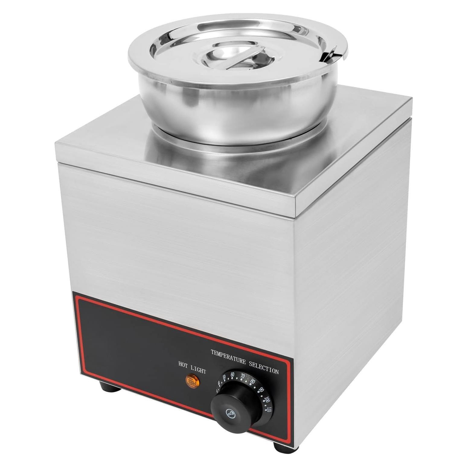 Calentador de Sopa Eléctrico Betteri 4.23QT 150W Acero Inoxidable