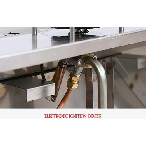 Calentador de Sopa Gas Propano INTSUPERMAI 4 Bandejas 110V