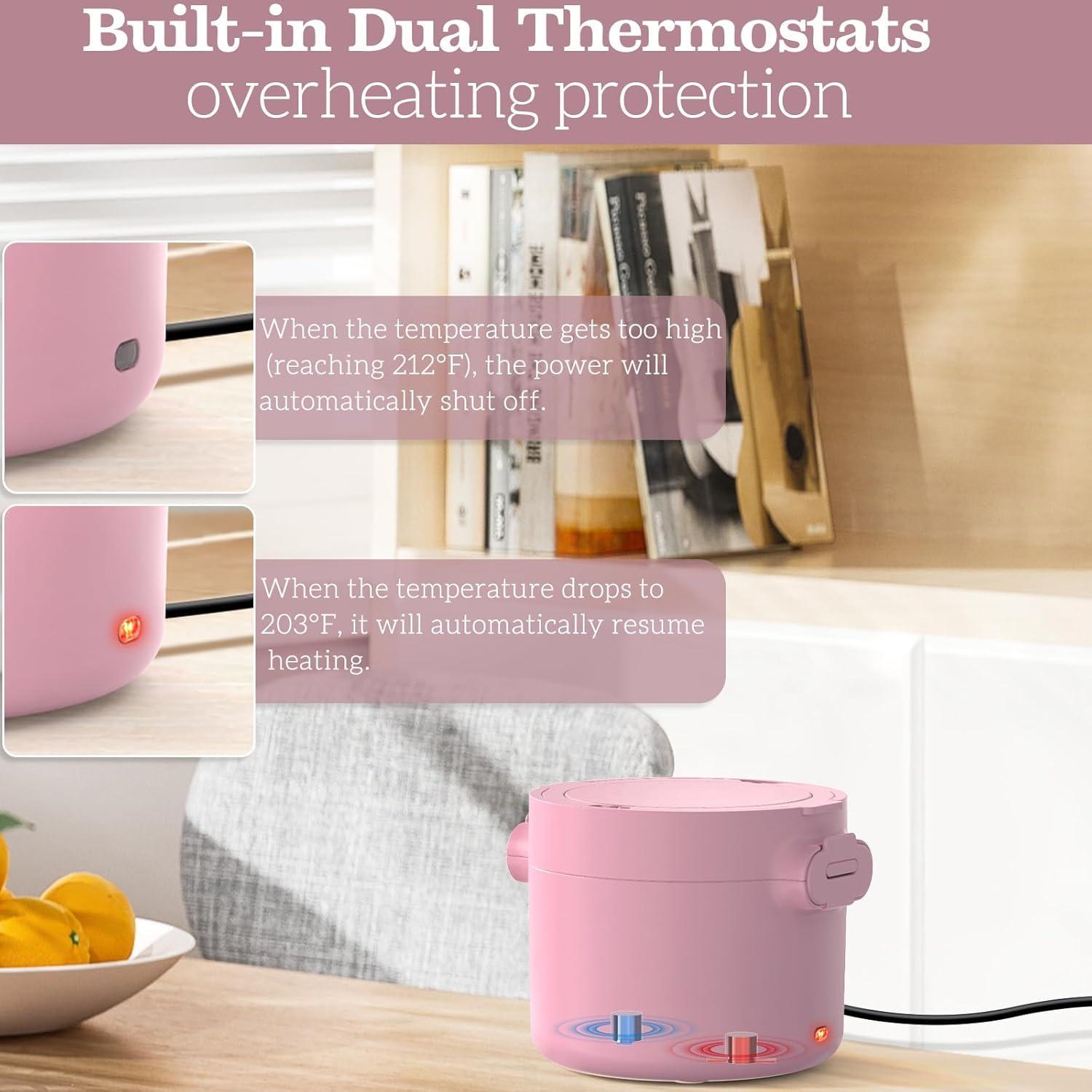 Caja de Almuerzo Eléctrica CDBEEE 33oz Acero Inoxidable 100W