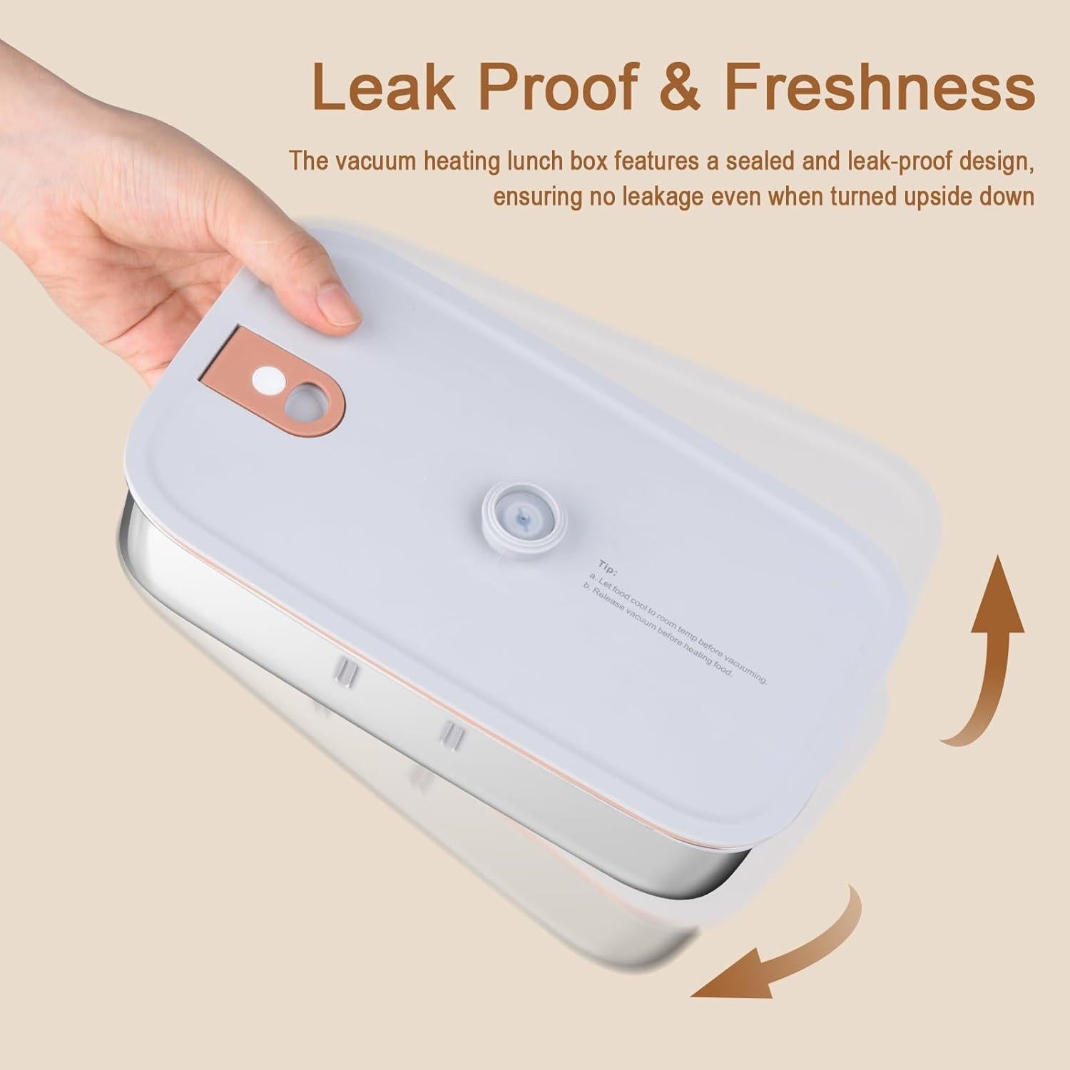 Caja de Almuerzo Eléctrica GAOCO 1L Calentador Portátil