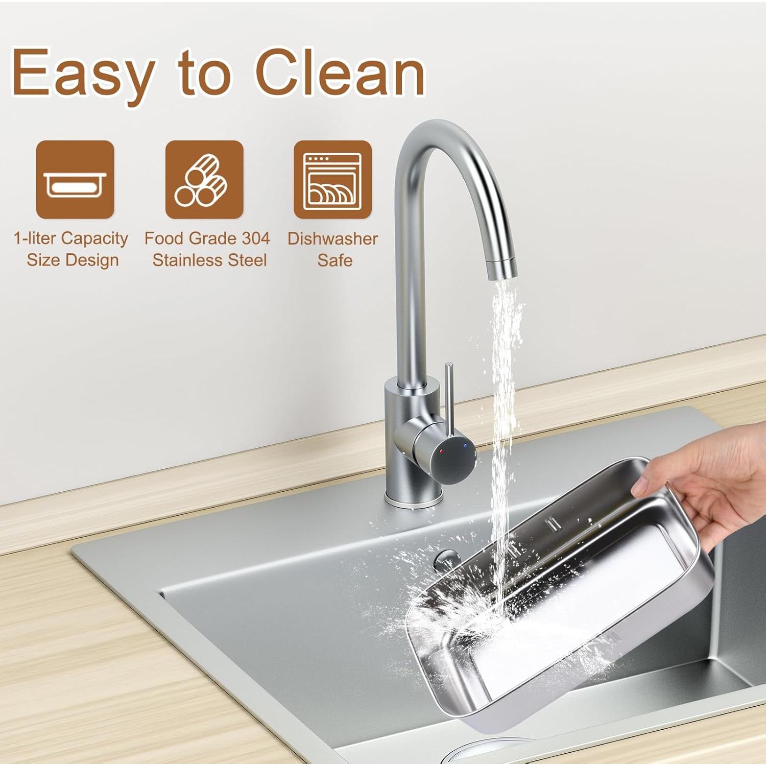 Caja de Almuerzo Eléctrica GAOCO 1L Calentador Portátil