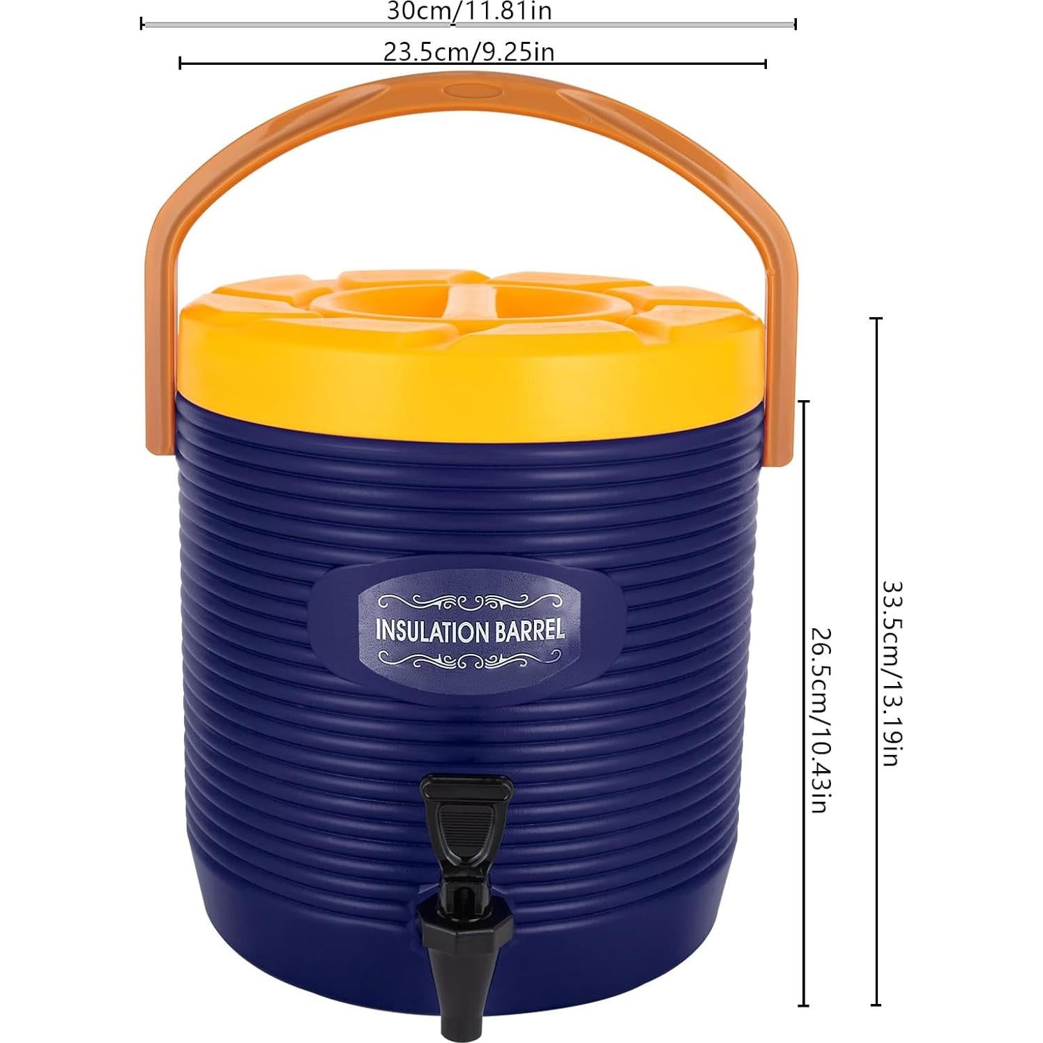 Calentador de Sopa Comercial LiauHo 11L Acero Inoxidable Azul