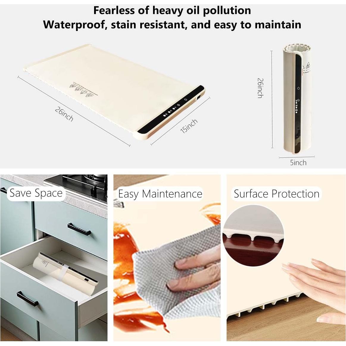 Alfombrilla Calentadora Eléctrica GXFANZHU 66x38 cm 240W