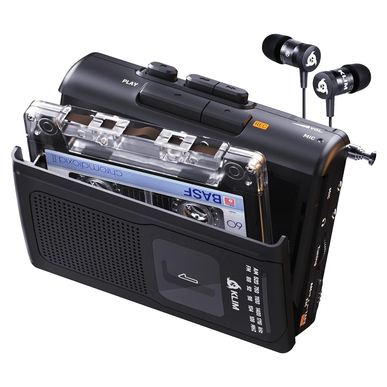 Reproductor de Cinta Cassette KLIM K8 con Radio AM/FM
