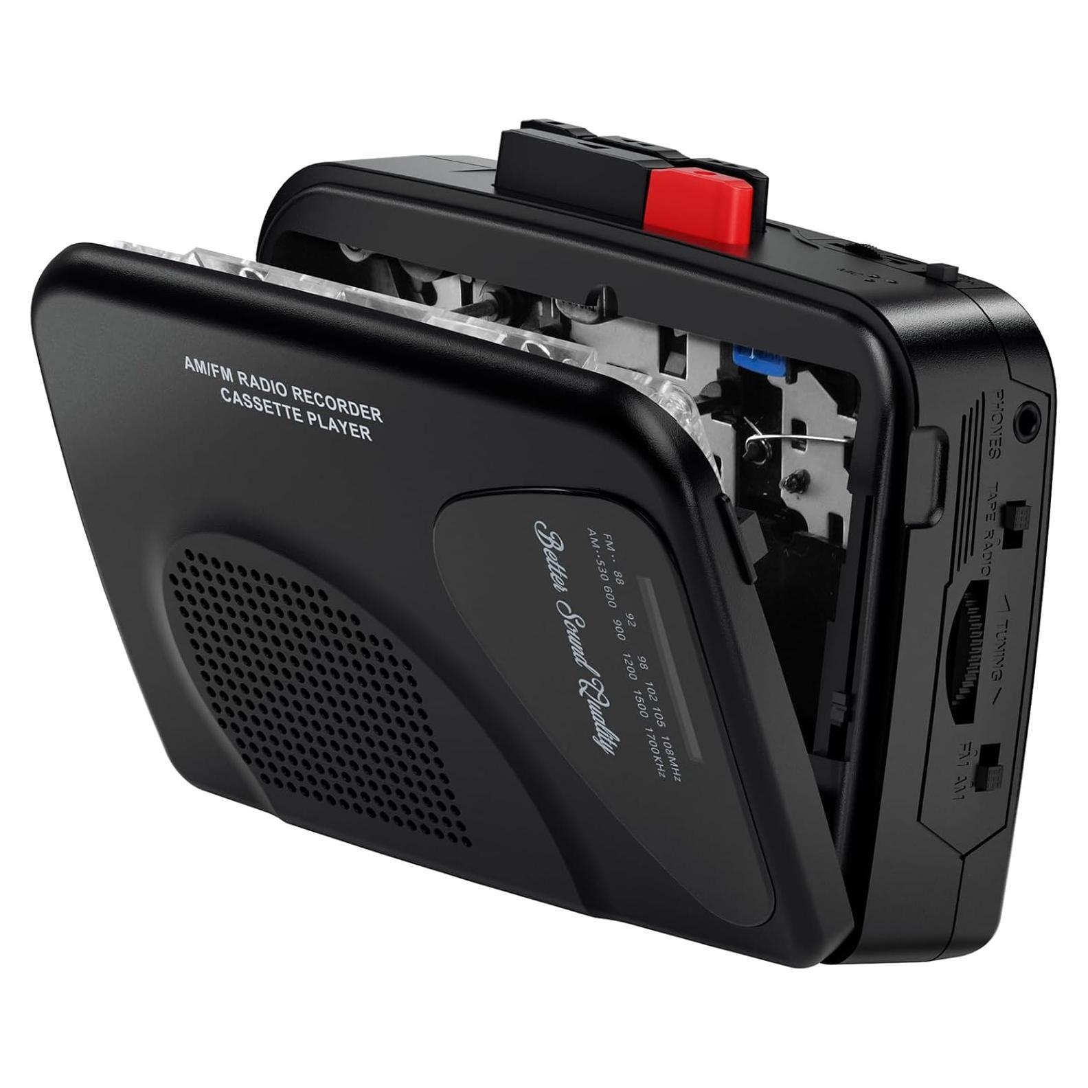 Reproductor de Cinta Cassette Mersoco T201 - AM/FM, Grabador