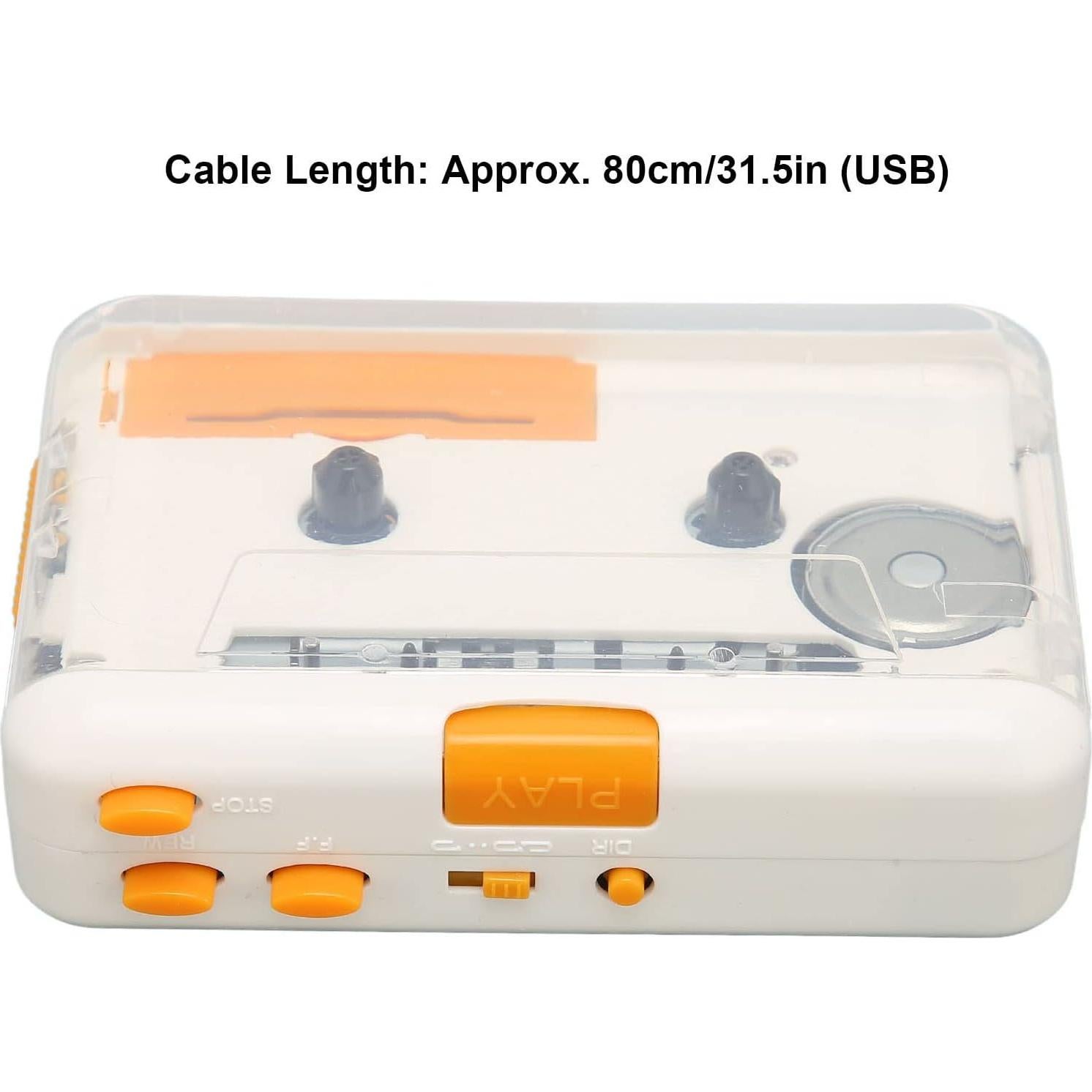 Convertidor de Cassette a MP3 Kafuty, Portátil USB, Auriculares