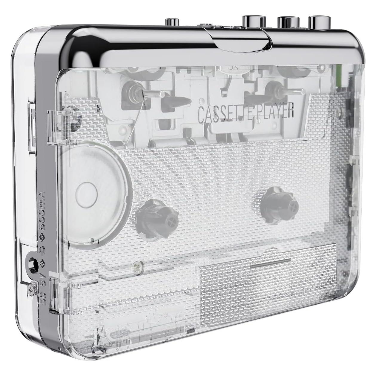 Reproductor de Cassettes Docooler con Conversión a MP3 y Auriculares