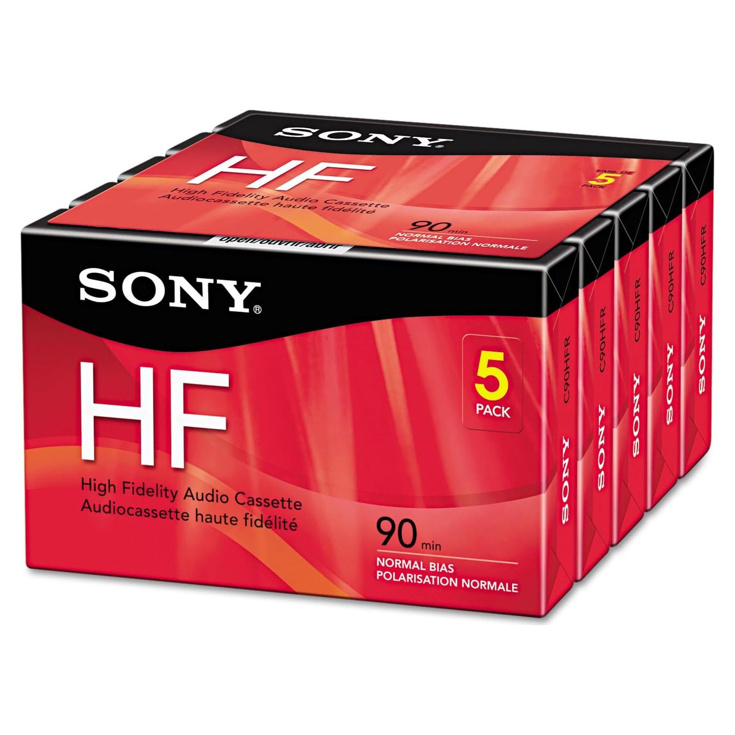 Cassettes de Audio Sony 5C90HFR 90 Minutos Alta Fidelidad