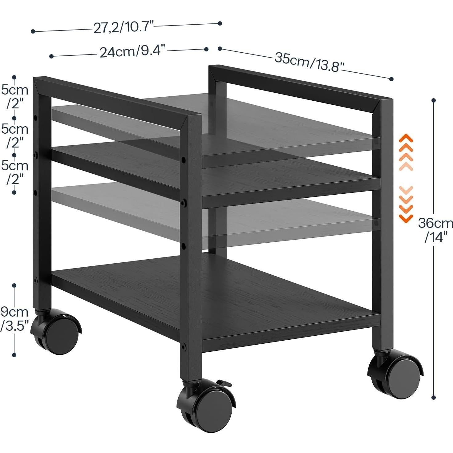 Soporte para Torre de PC HOOBRO BB11CJ01 Ajustable Negro