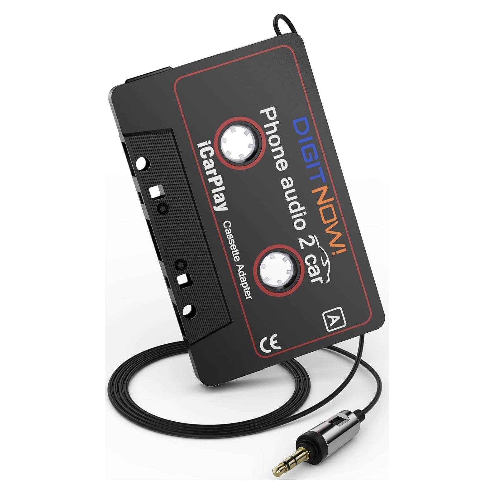 Adaptador de Cassette a Aux DIGITNOW 1.1m para Coche