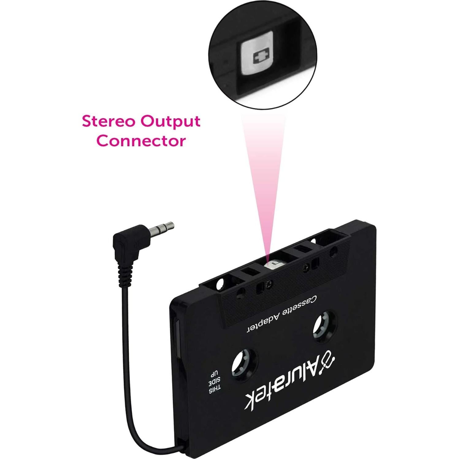 Receptor de Cinta de Audio Aluratek ACTA01F 3.5mm Universal