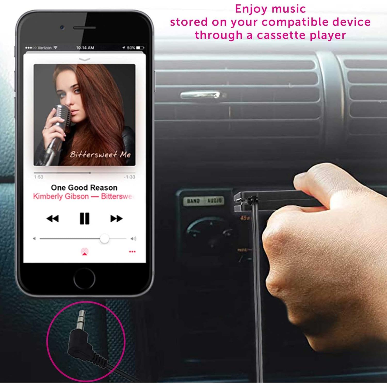 Receptor de Cinta de Audio Aluratek ACTA01F 3.5mm Universal