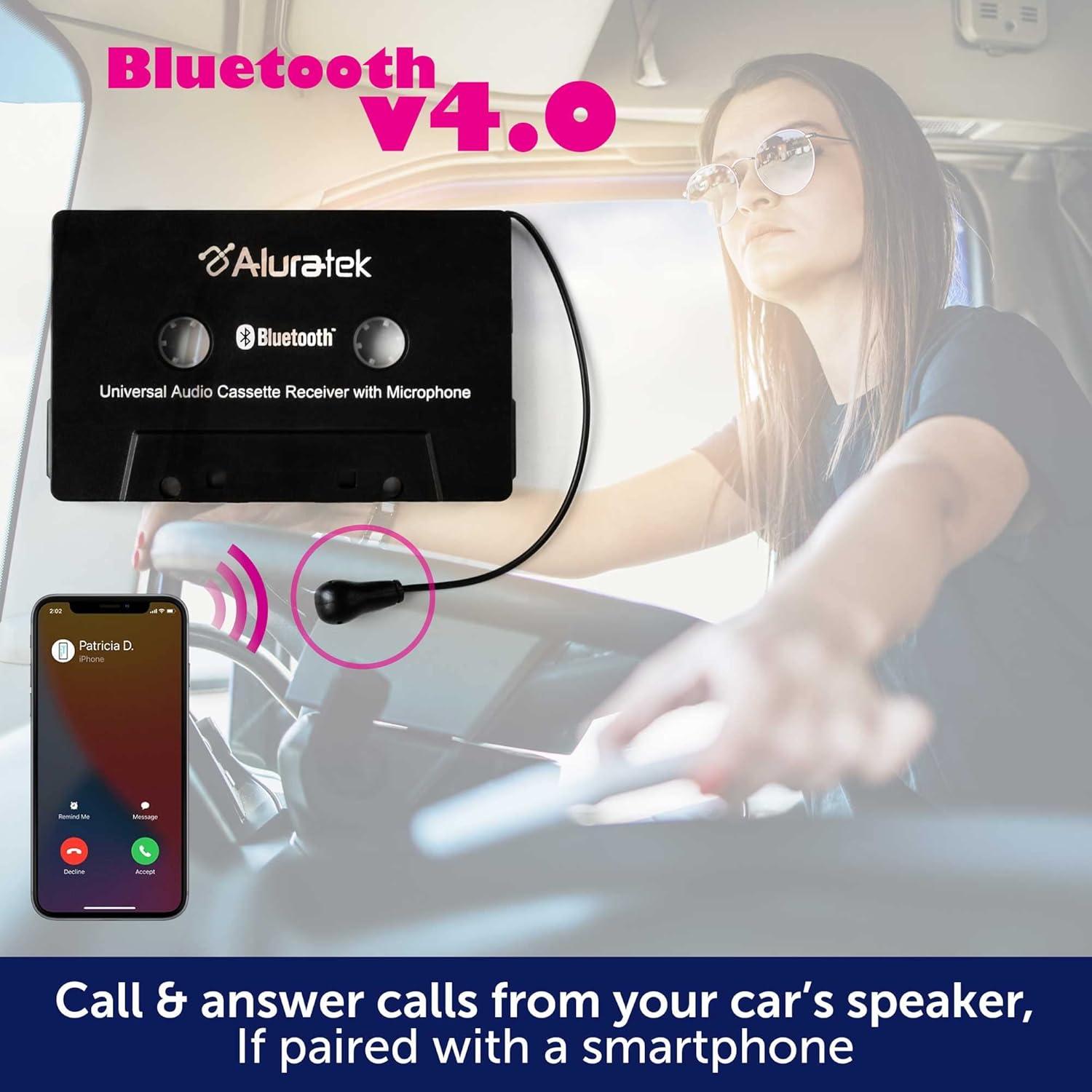 Receptor de Cinta de Audio Aluratek ACTA01F 3.5mm Universal