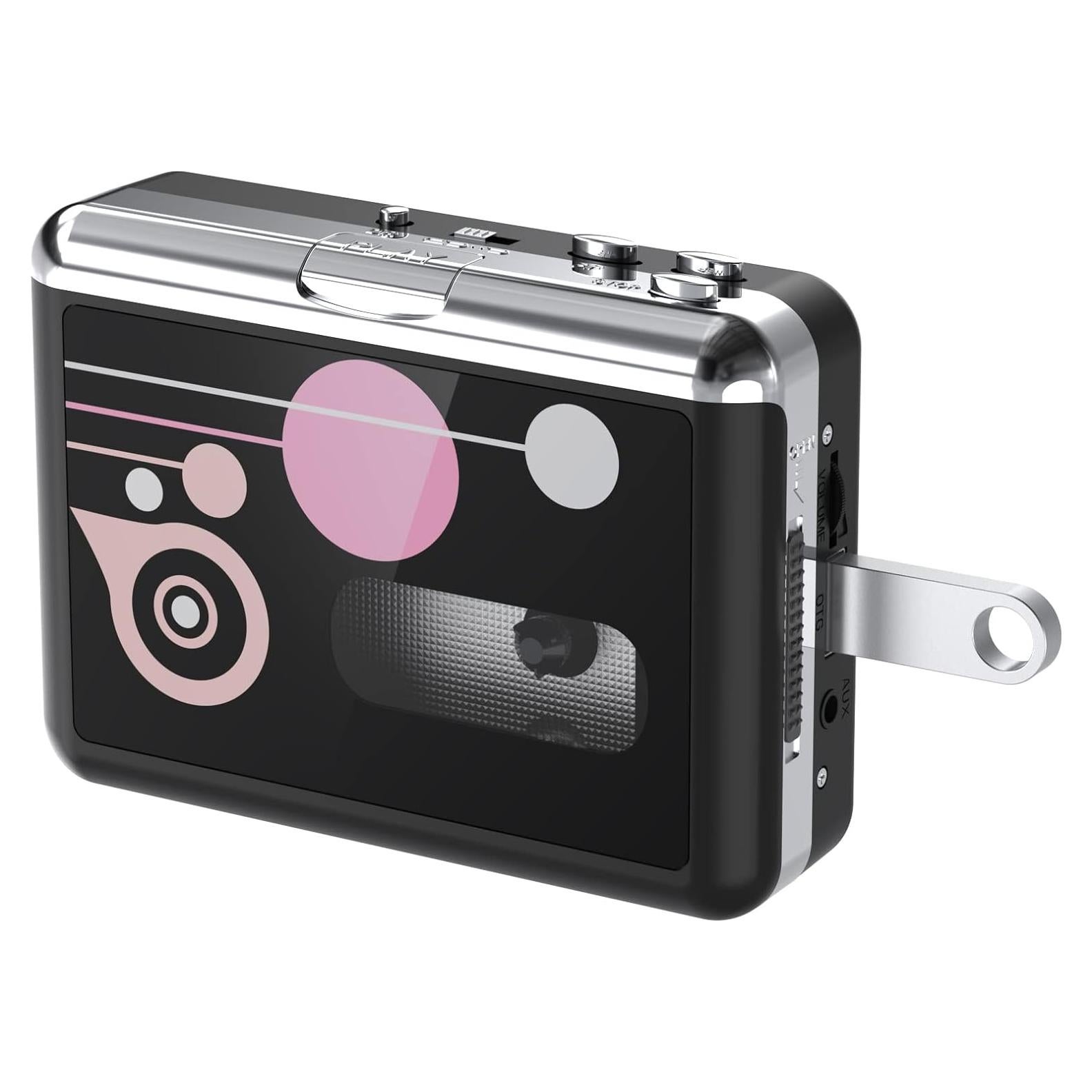 Reproductor de Cinta de Casete Mersoco BR608 USB a MP3