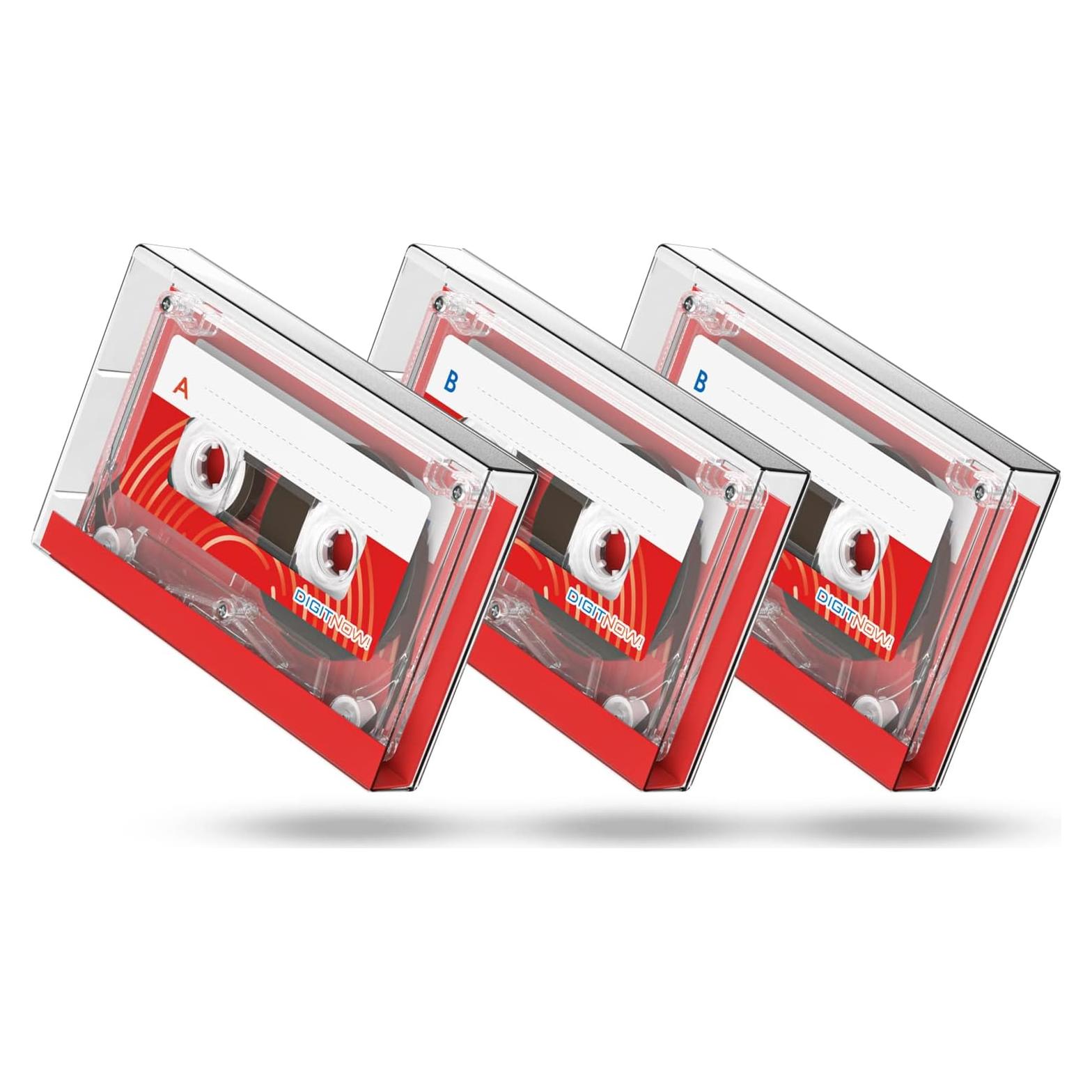 Cintas de Casete en Blanco DIGITNOW 60 Minutos - Paquete de 3