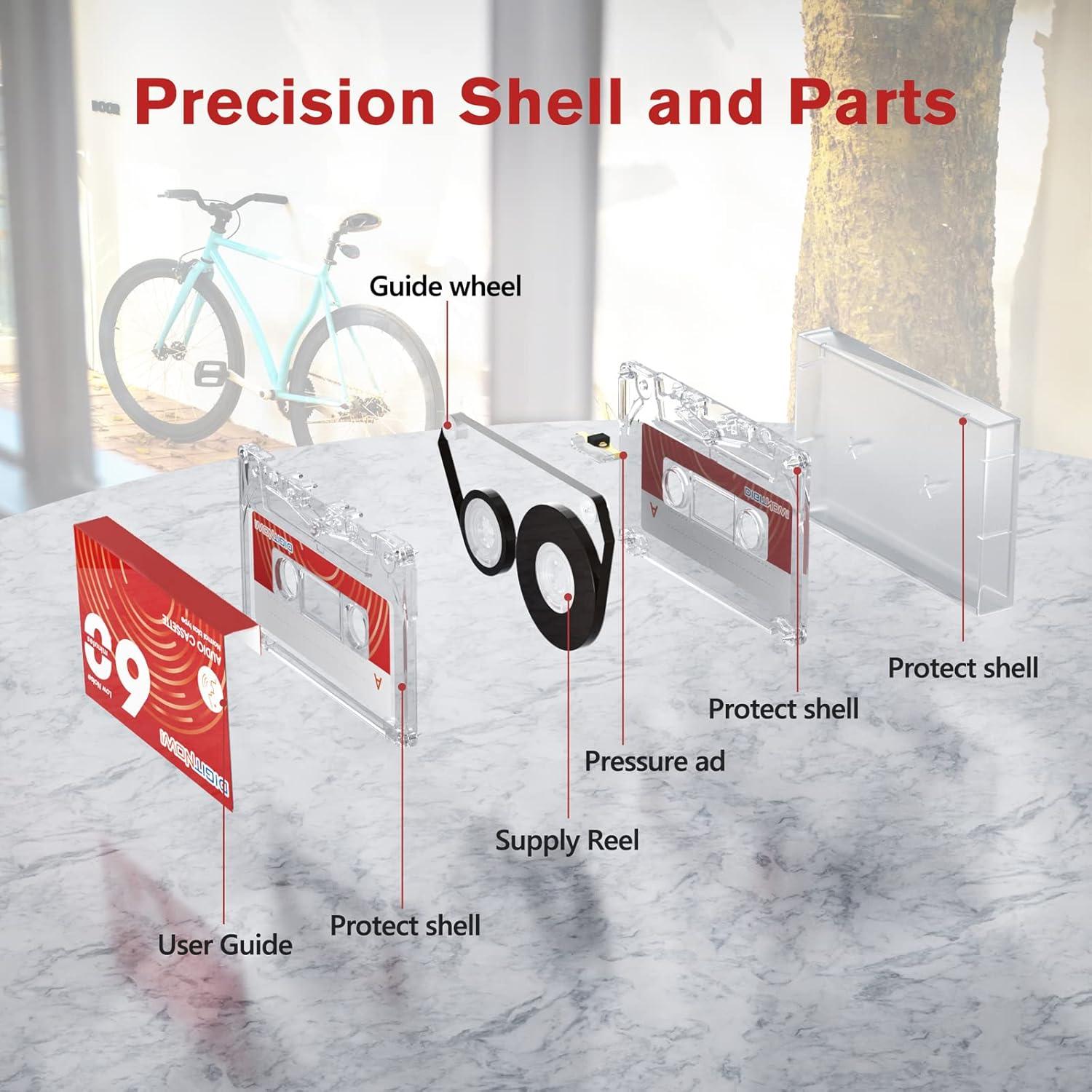 Cintas de Casete en Blanco DIGITNOW 60 Minutos - Paquete de 3