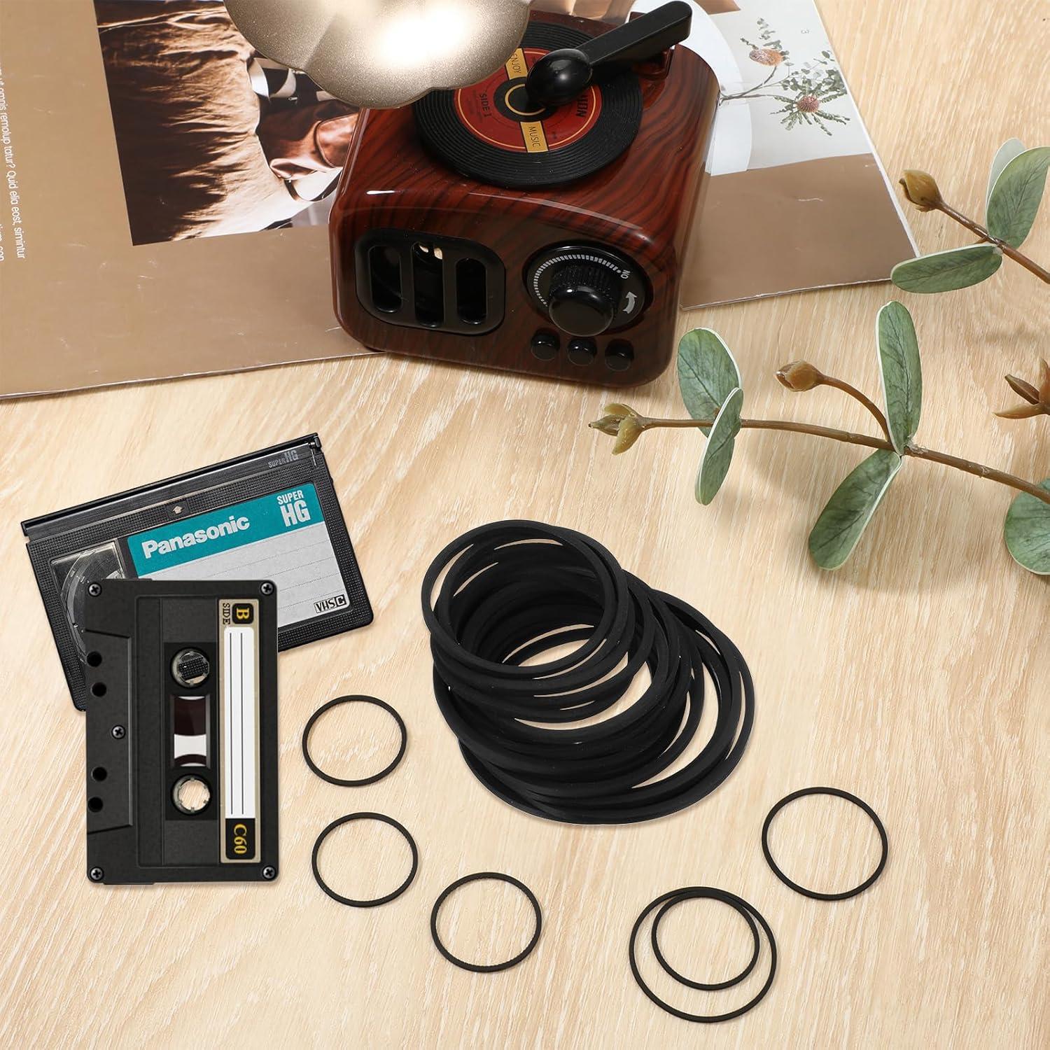 20 Correas de Reemplazo para Tocadiscos Classicseali 40-65mm