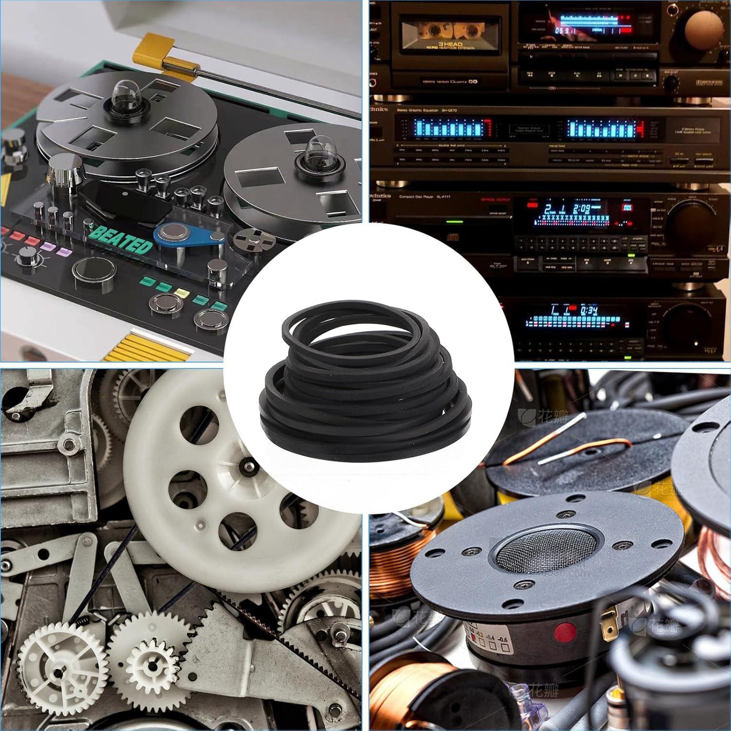 20 Correas de Reemplazo para Tocadiscos Classicseali 40-65mm