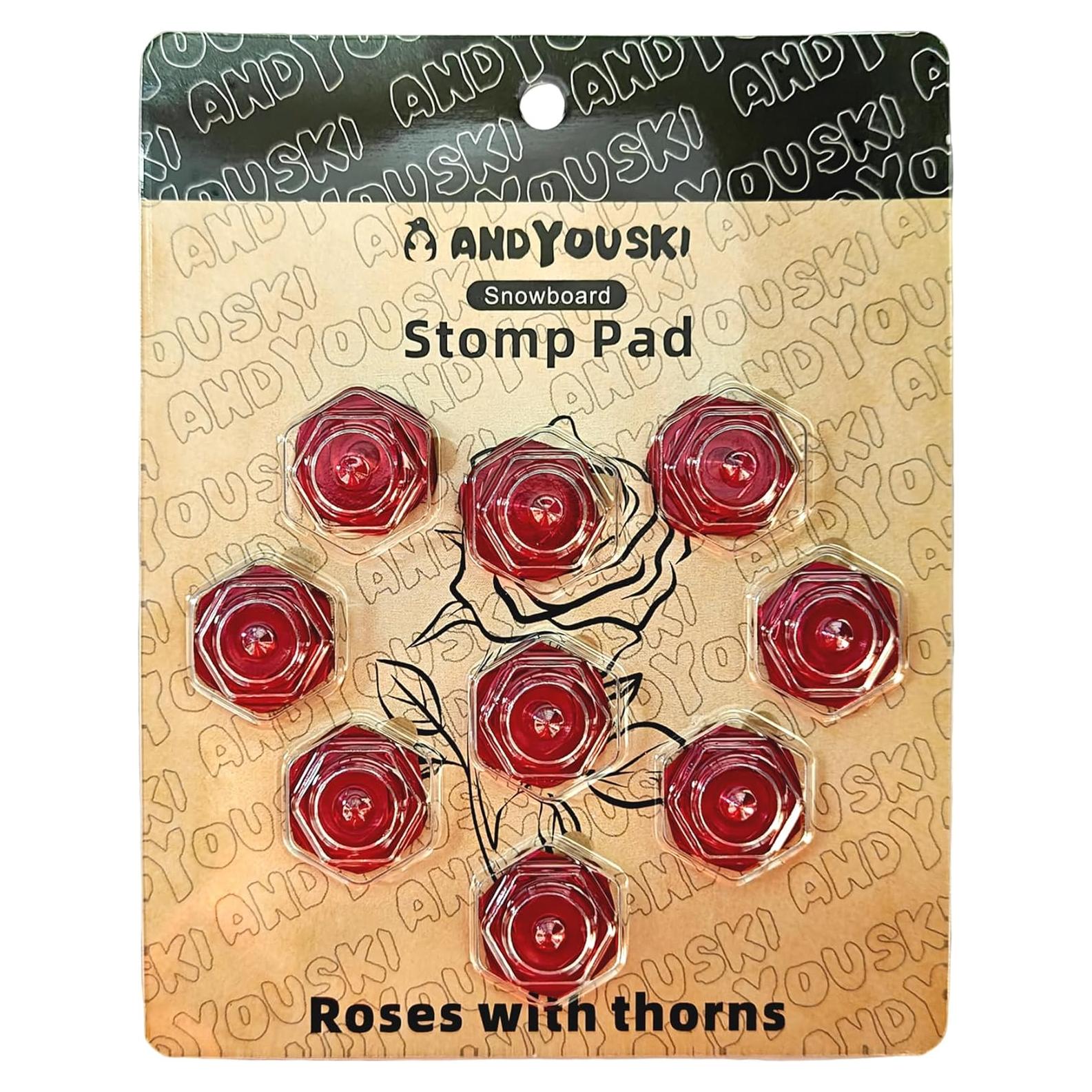 Almohadillas Antideslizantes de Aluminio ANDYOUSKI 18mm - 9pcs