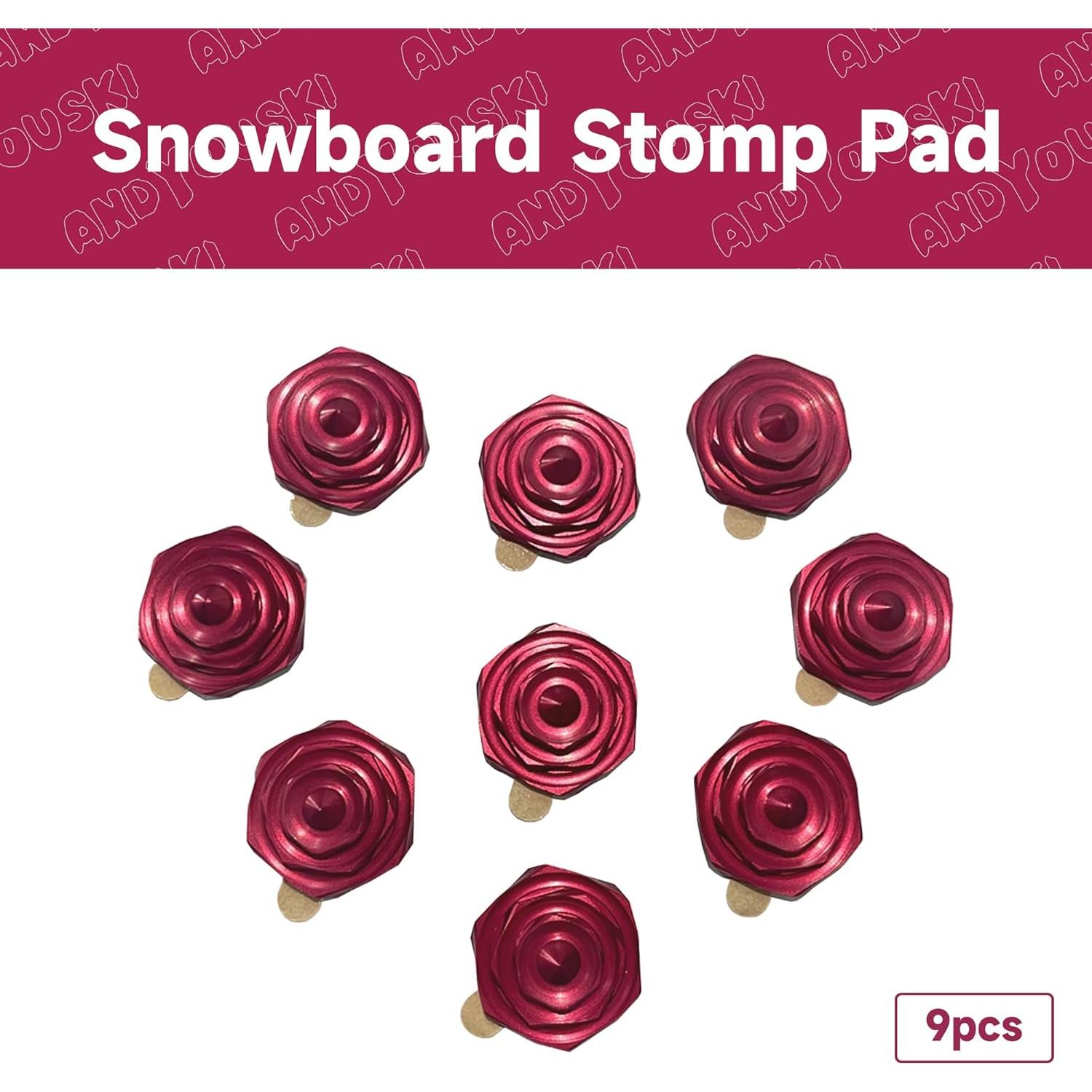 Almohadillas Antideslizantes de Aluminio ANDYOUSKI 18mm - 9pcs