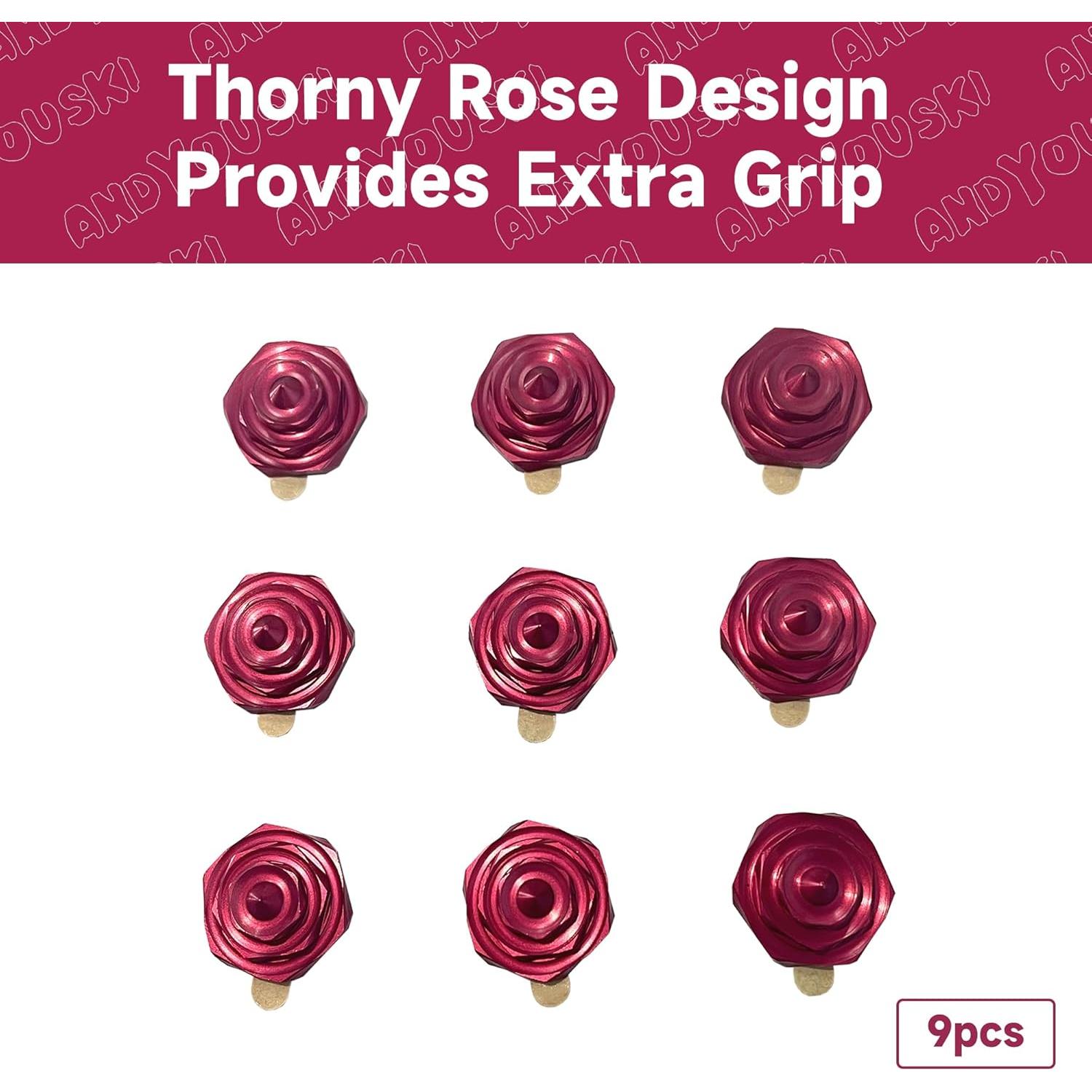 Almohadillas Antideslizantes de Aluminio ANDYOUSKI 18mm - 9pcs