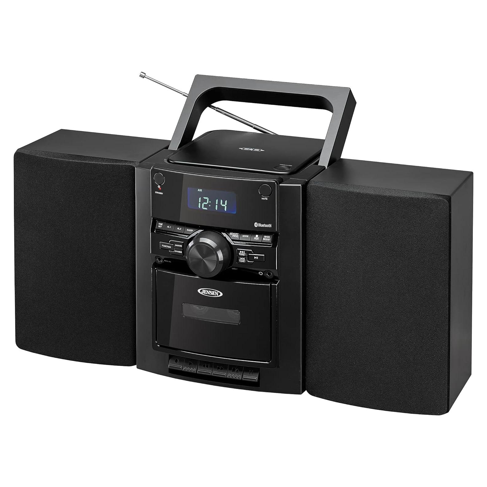 Sistema de Música Portátil JENSEN CD-785 Bluetooth con Radio AM/FM