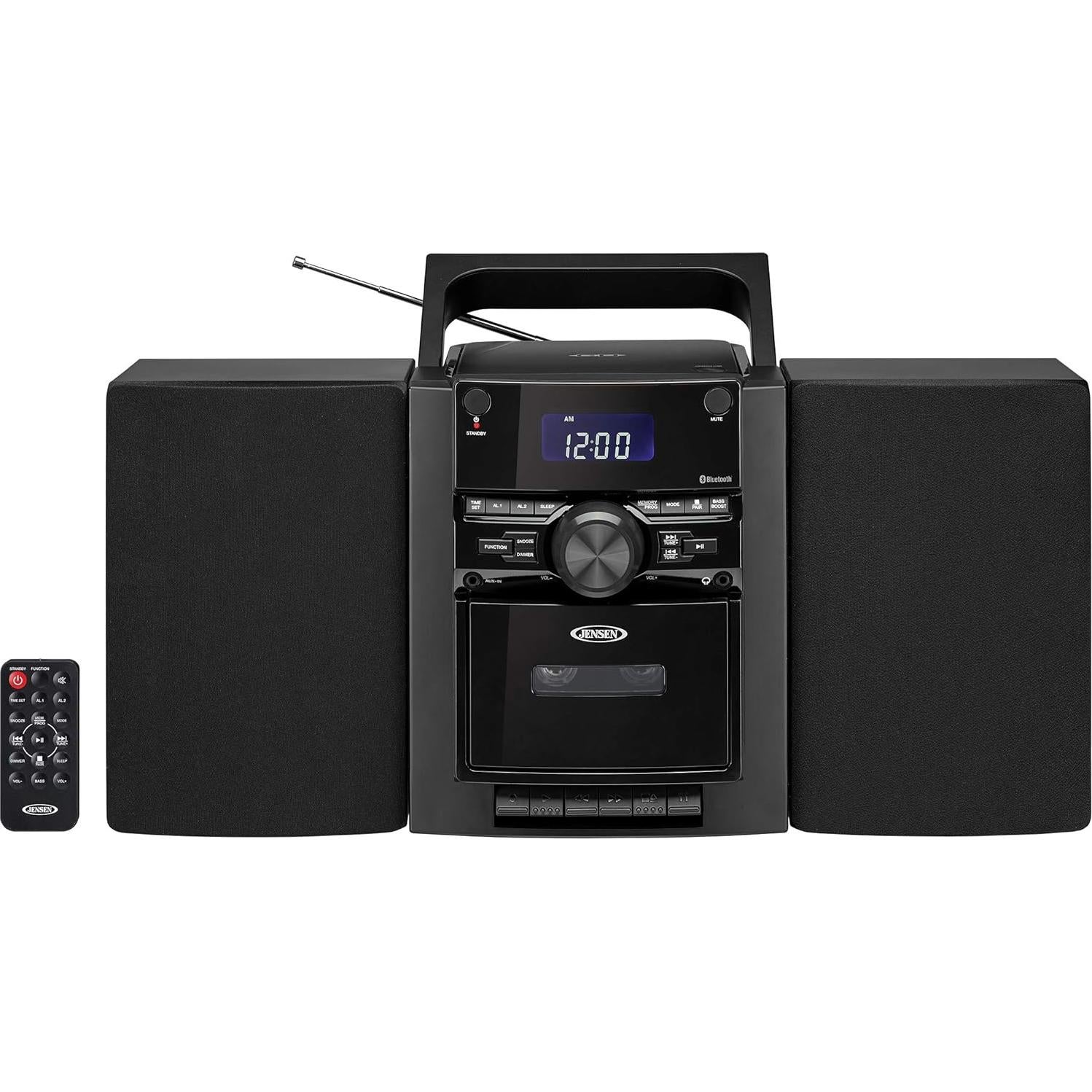 Sistema de Música Portátil JENSEN CD-785 Bluetooth con Radio AM/FM