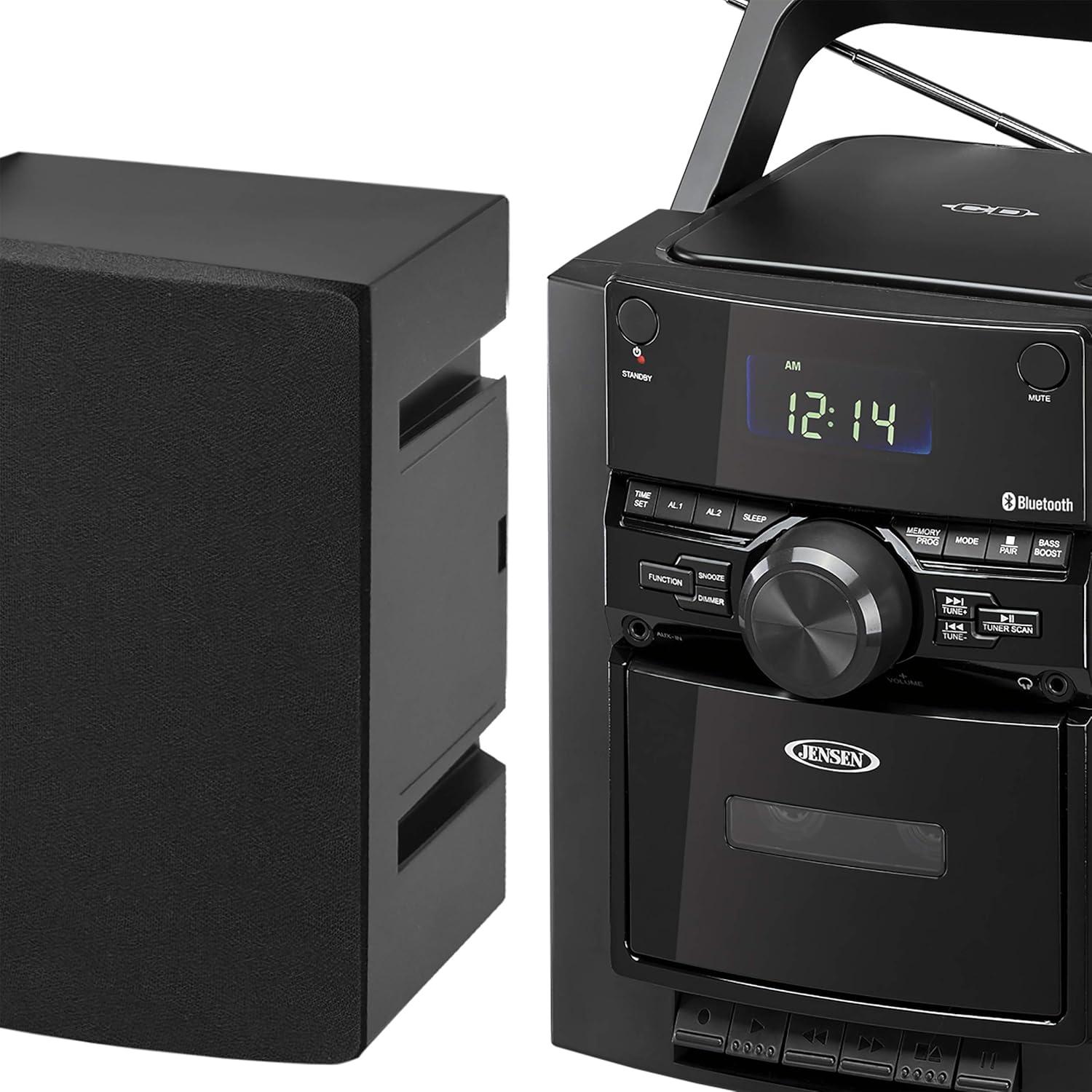 Sistema de Música Portátil JENSEN CD-785 Bluetooth con Radio AM/FM