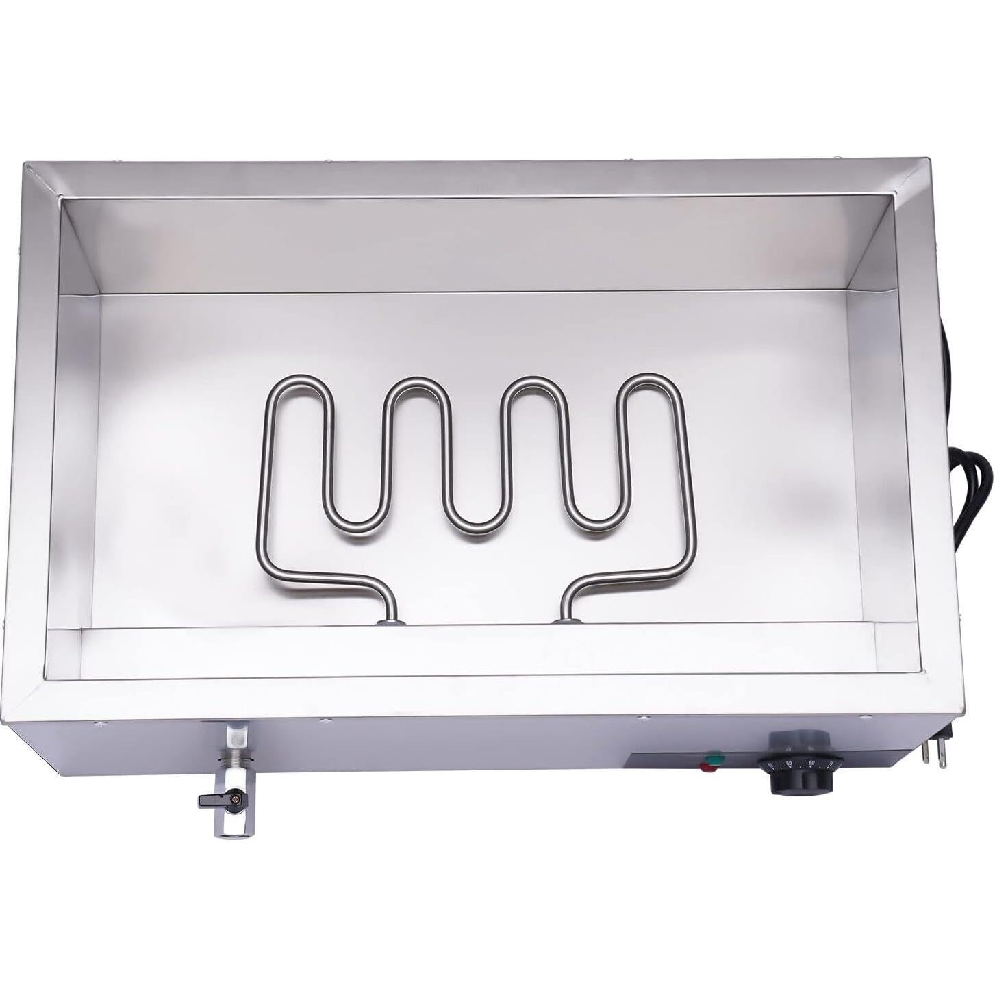 Calentador de Comida Eléctrico VONZOER 4 Sartenes 600W 16L