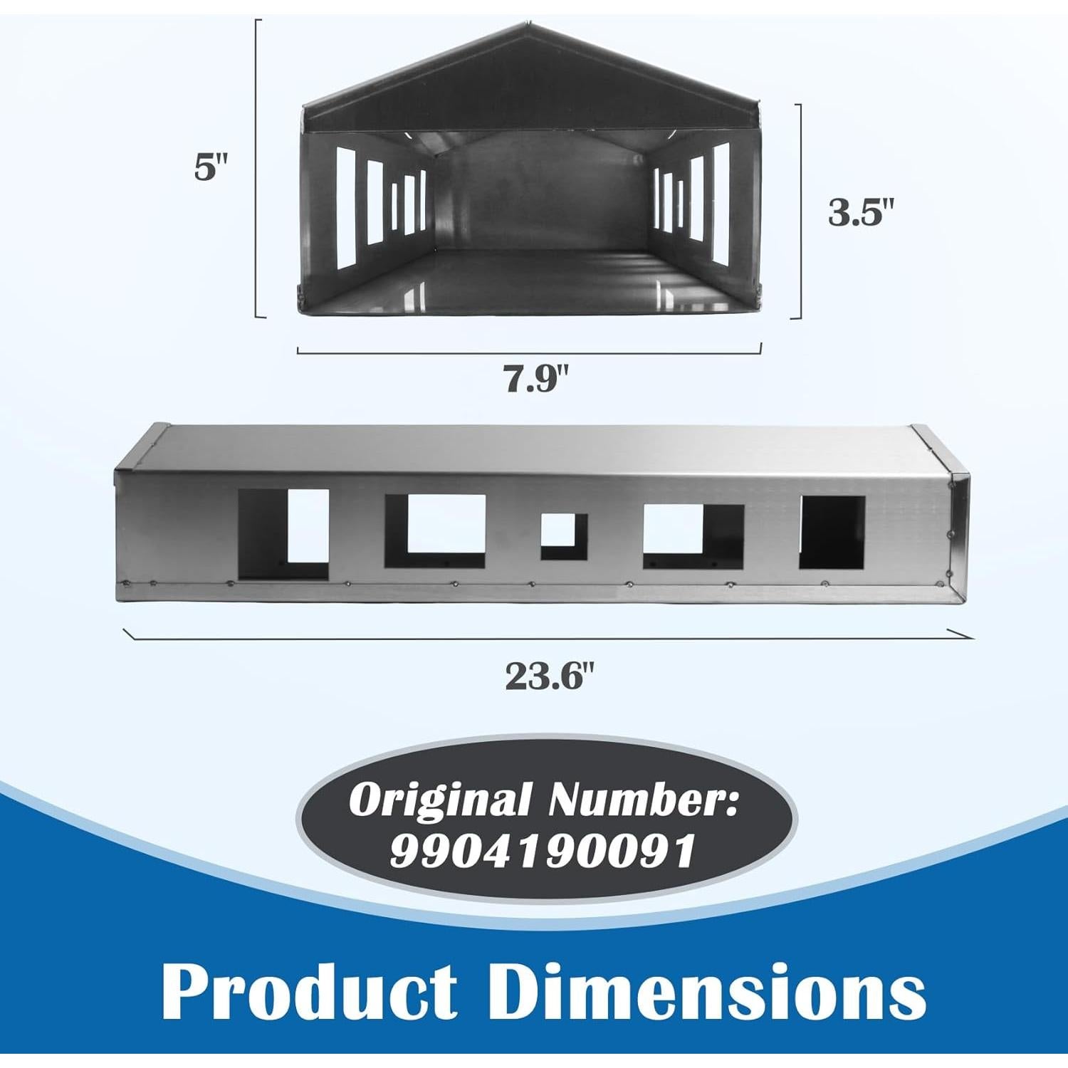 Colector de Calor SafBbcue para Parrilla Masterbuilt 1050