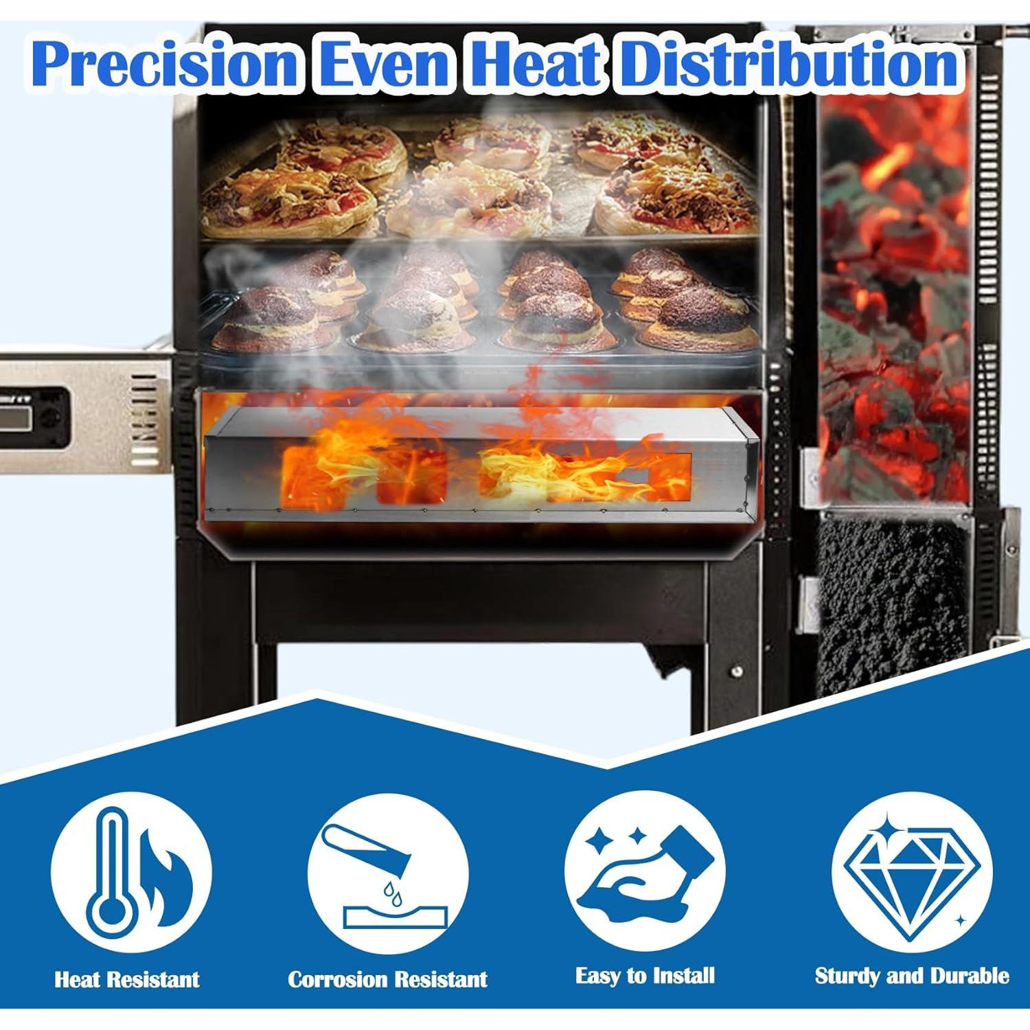 Colector de Calor SafBbcue para Parrilla Masterbuilt 1050