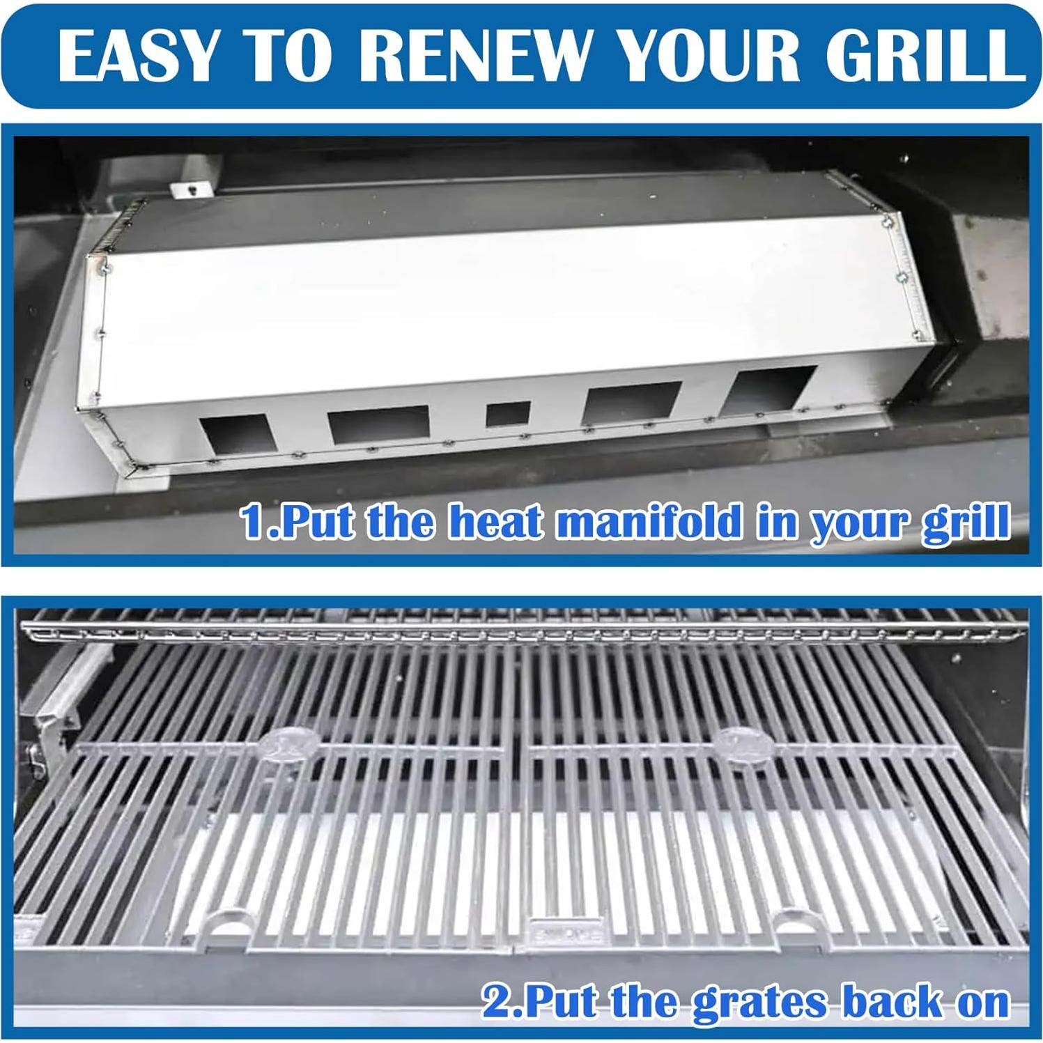 Colector de Calor SafBbcue para Parrilla Masterbuilt 1050