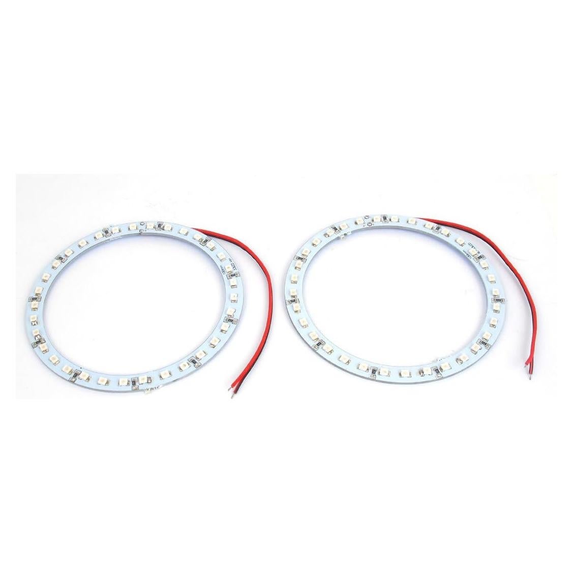 Anillos Ojos de Ángel SMD LED uxcell 100mm Rojo - 2 Piezas
